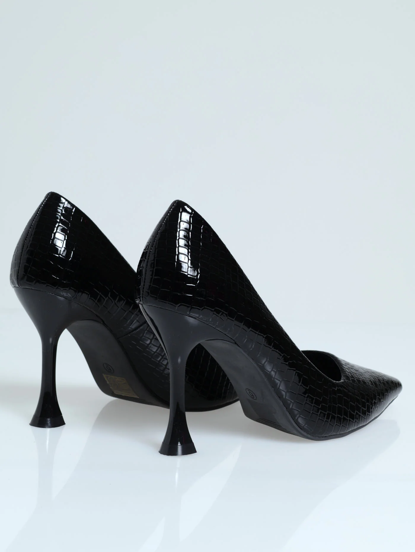 Hi Shaped Classic Full Court Stiletto - Black - Image 3