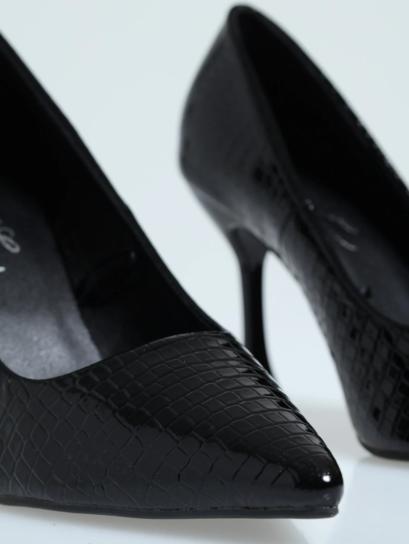 Hi Shaped Classic Full Court Stiletto - Black - Image 5