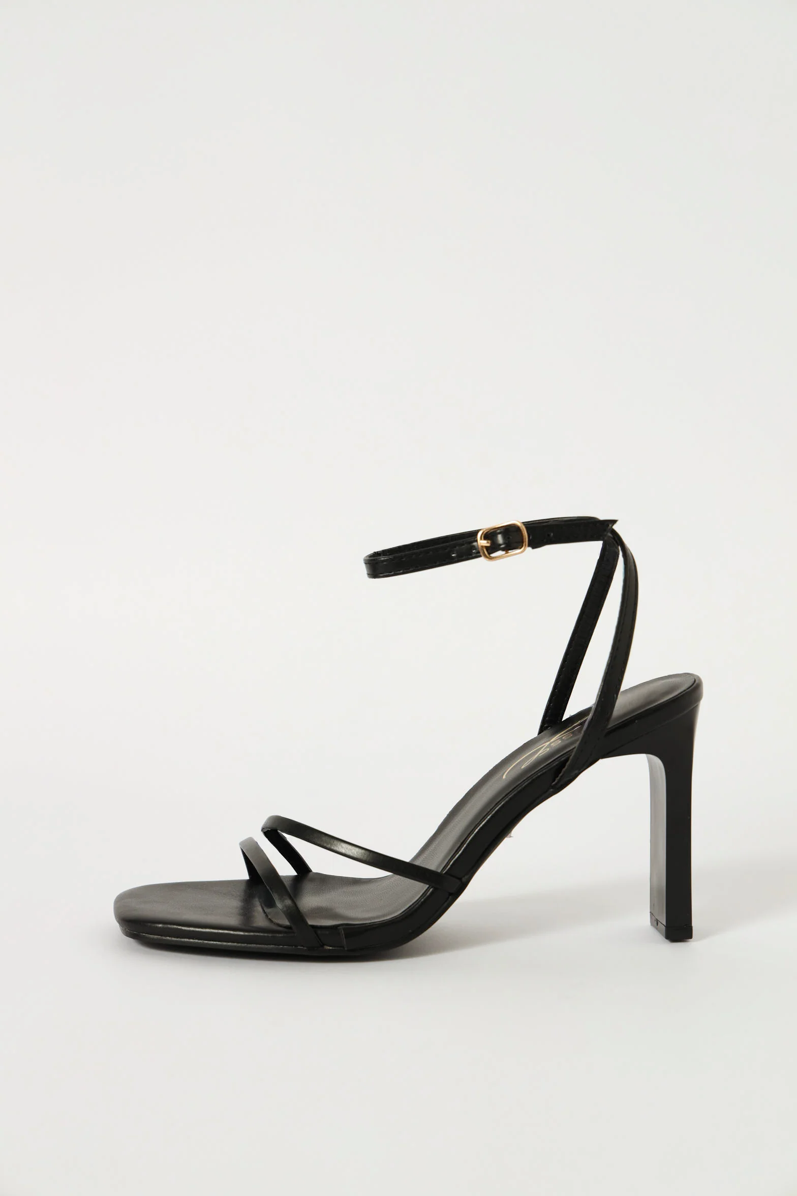 High Square Asymetrical Mule Heel - Black - Image 2