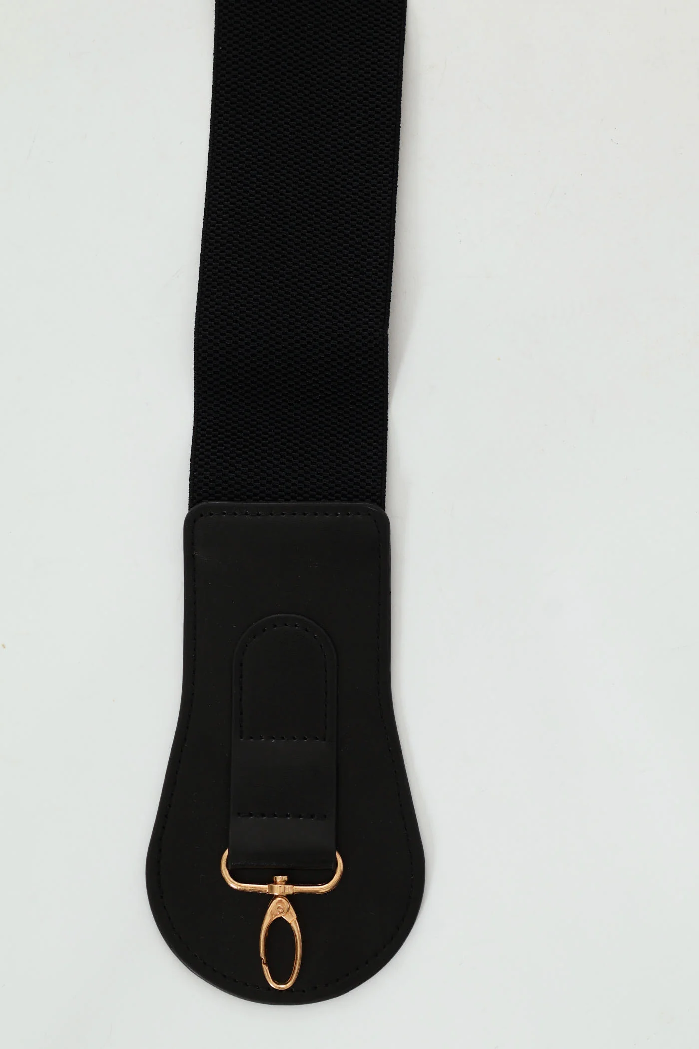 Hook And Ring Buckle Waisted Belt - Black - Image 2