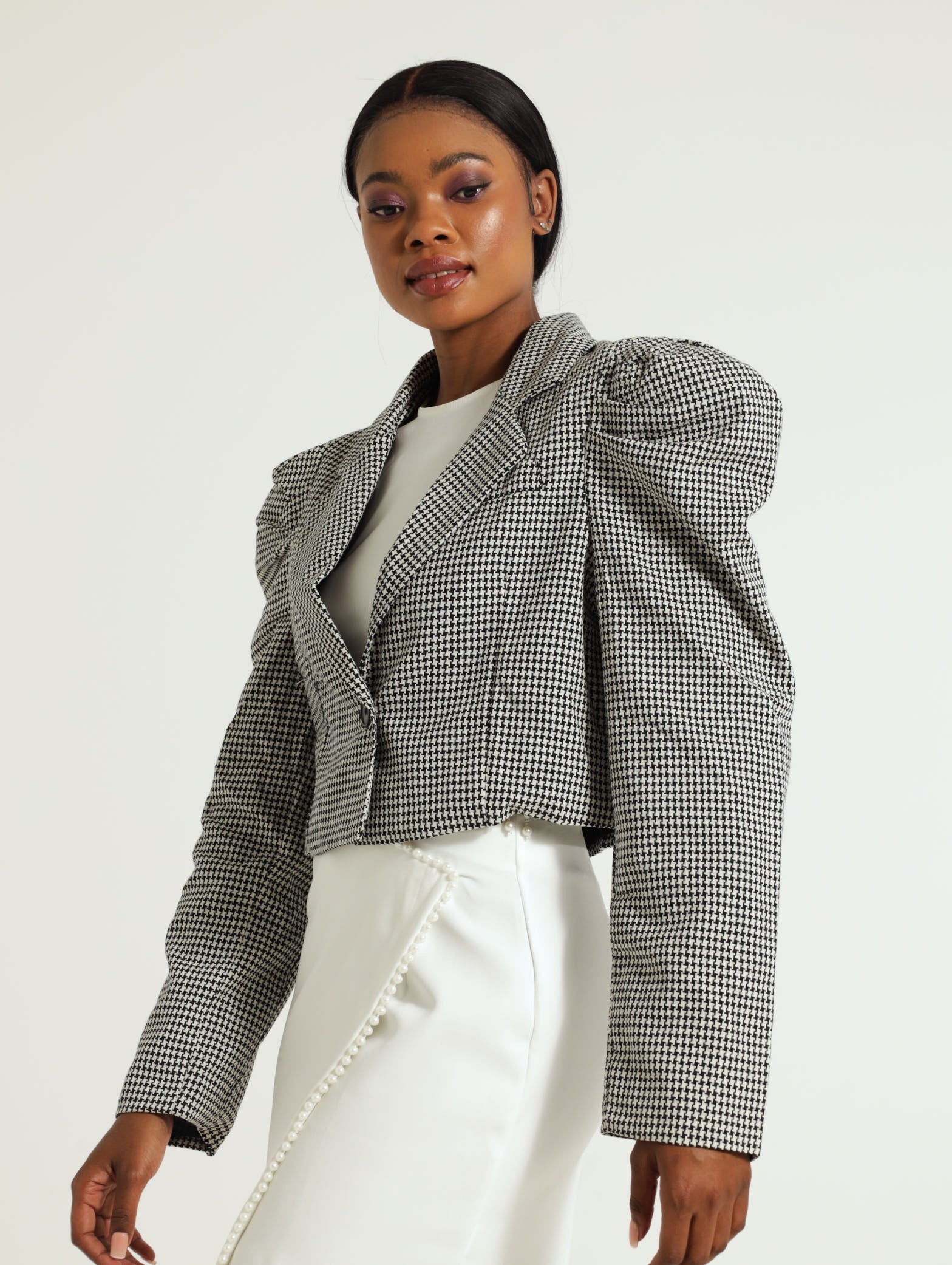 Houndstooth Blazer