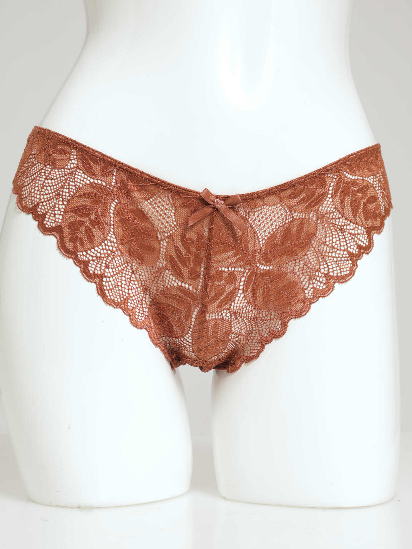 Imperial Topaz Lace Brazilian Panty - Bronze