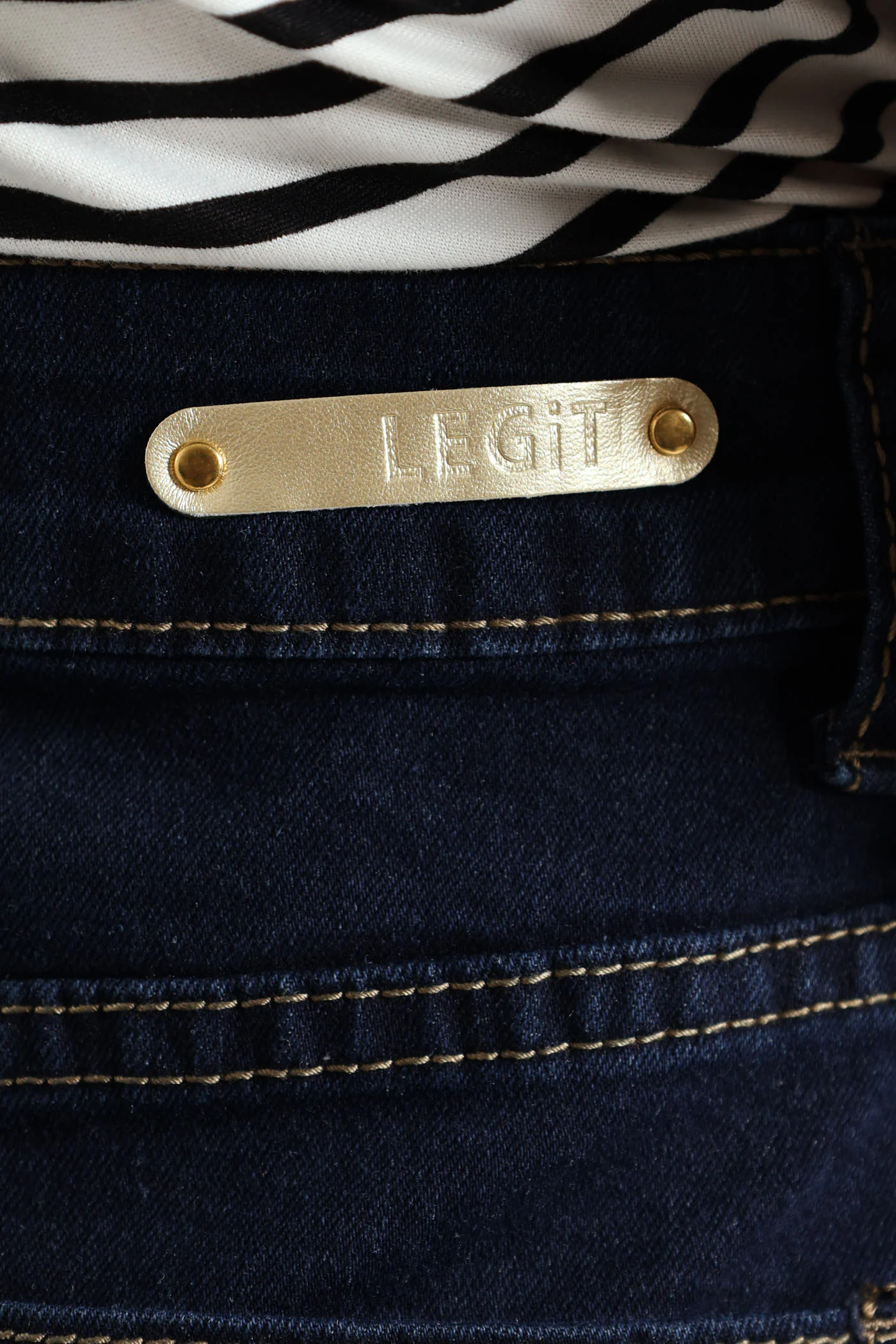 Denim Mini Skirt - Ink - Image 5