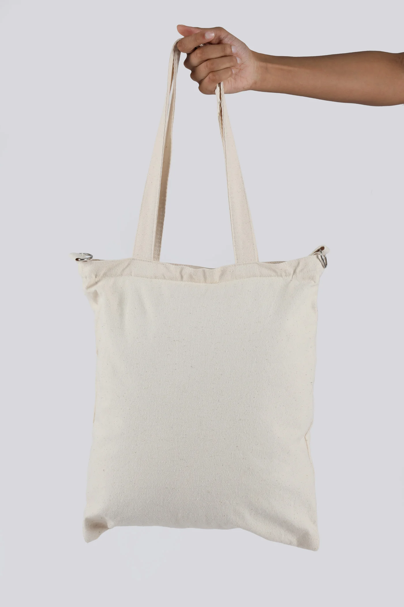 Inspo Slogan Canvas Shopper Bag - Natural - Image 4