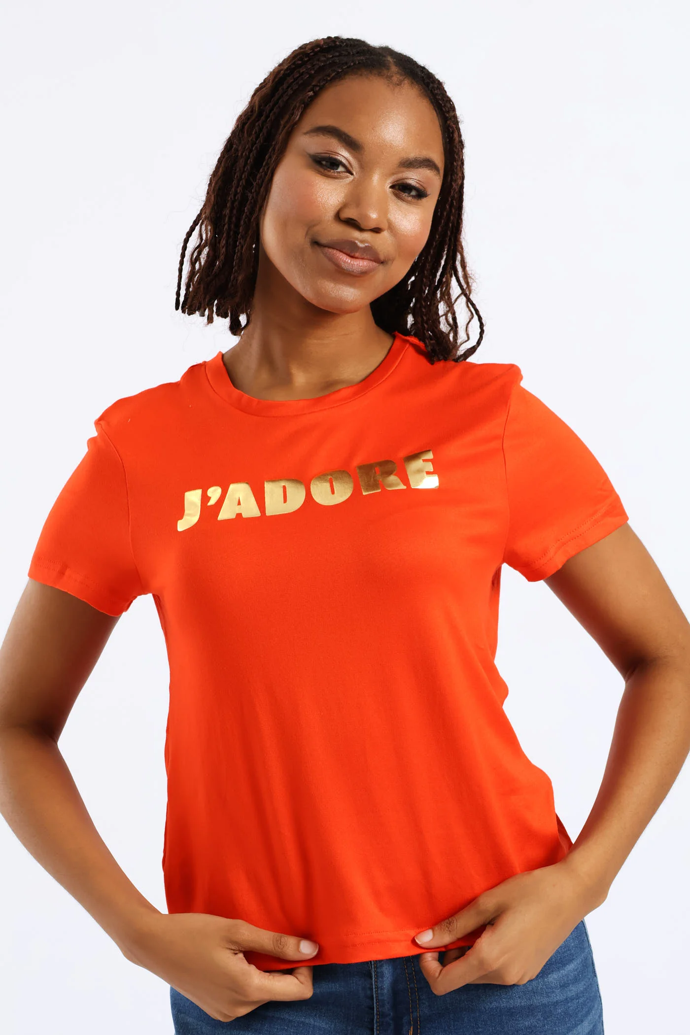 J'Adore Regular Tee - Red