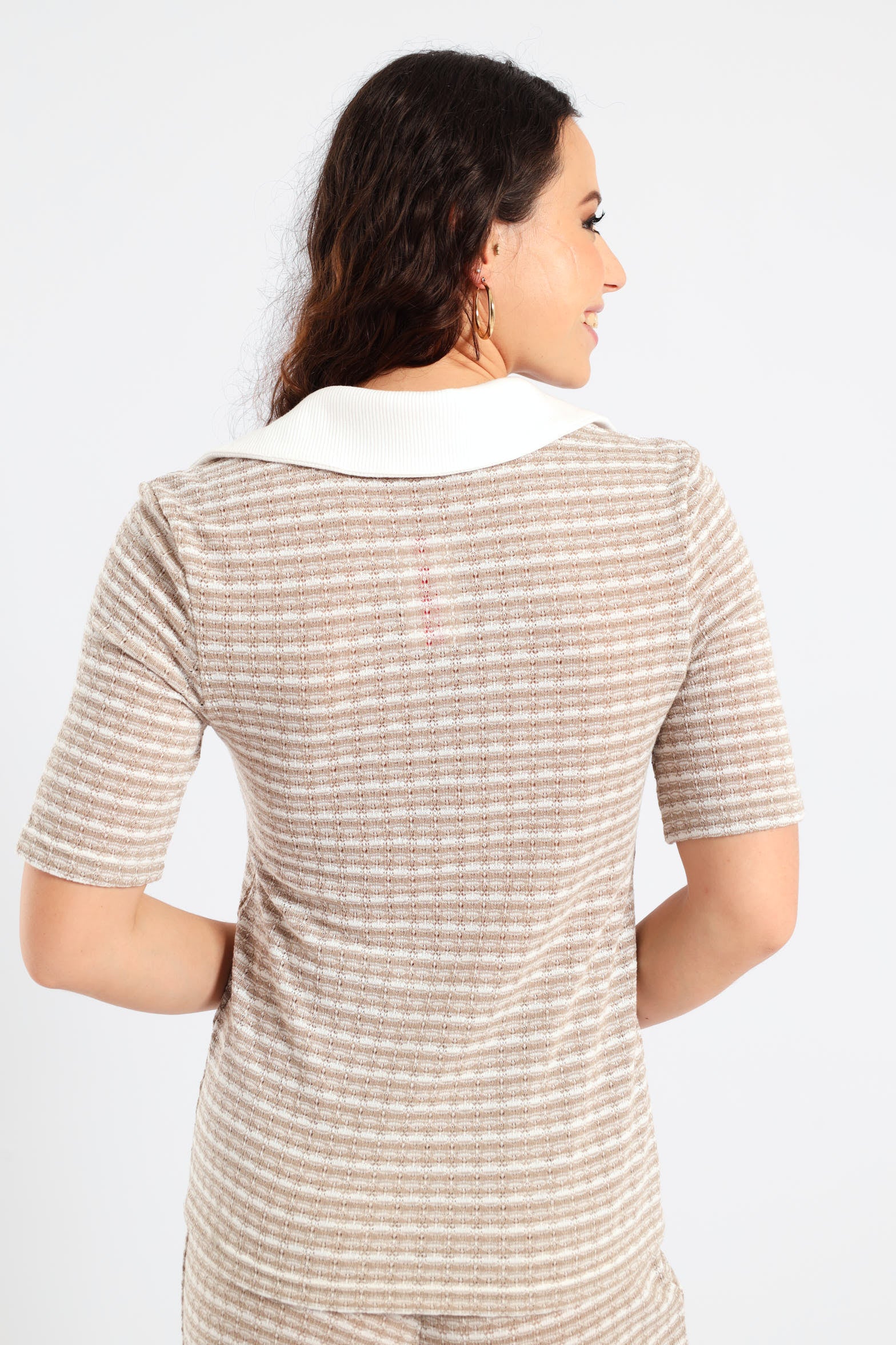 Knit Golfer - Beige - Image 5