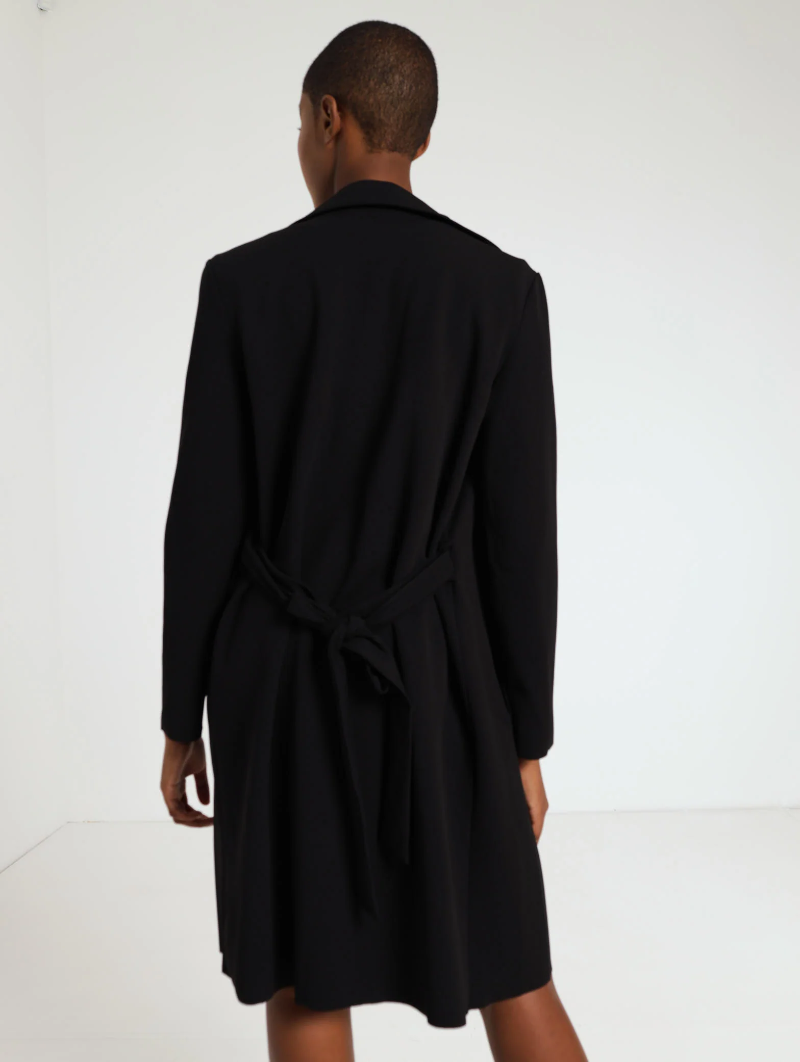 Knit Scuba Long Jacket - Image 5