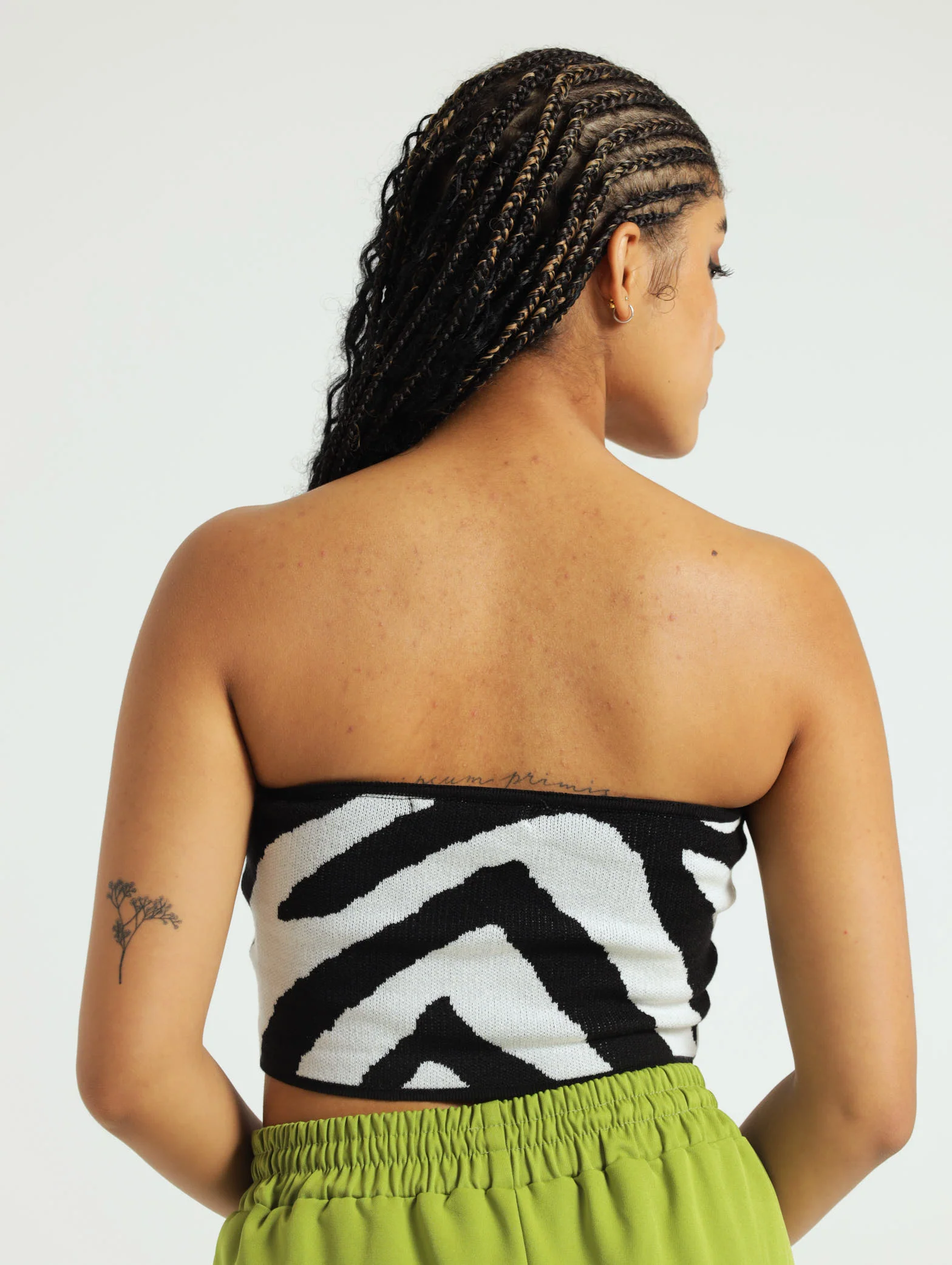Knitwear Animal Boobtube Top - Image 3