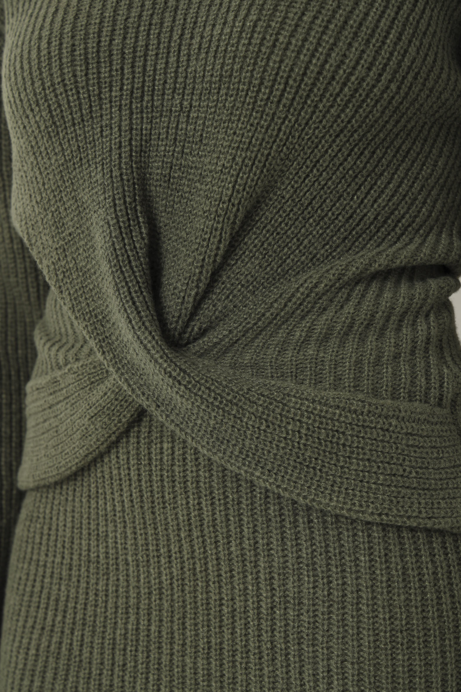 Knot Front Pullover - Fatigue - Image 4