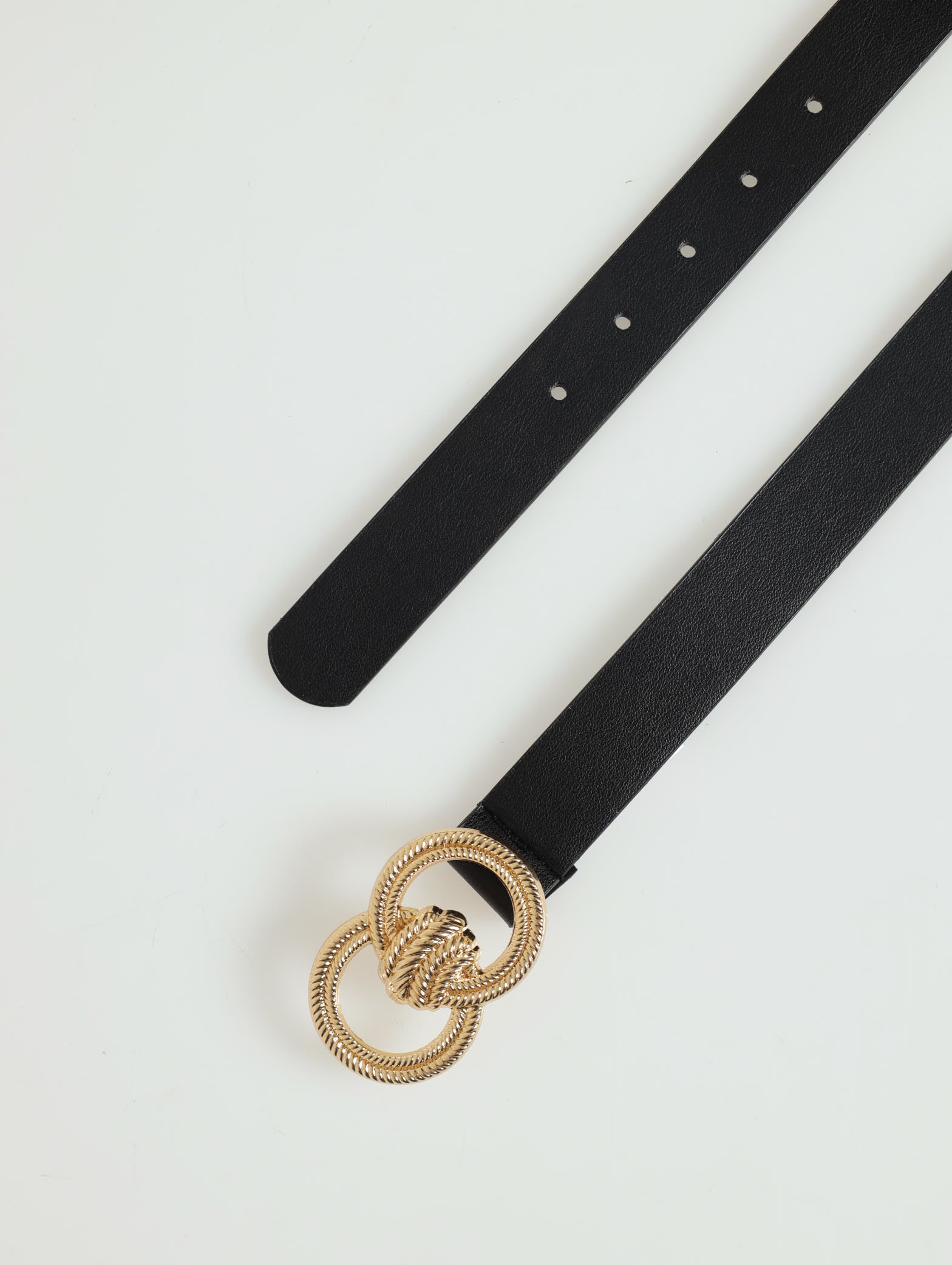 Knotted Double Buckle Belt