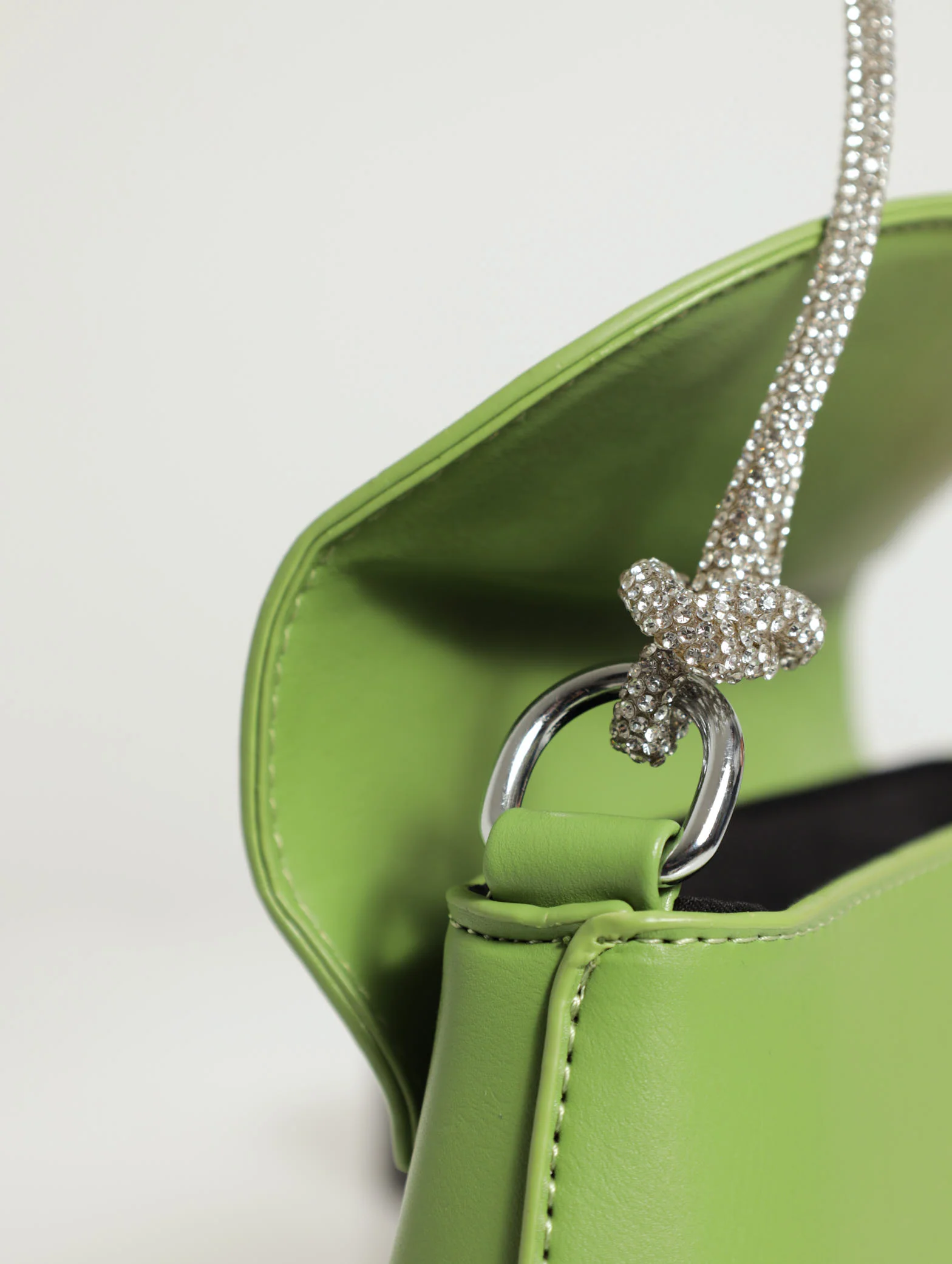 Knotted Handle Detail Shoulder Bag - Image 2