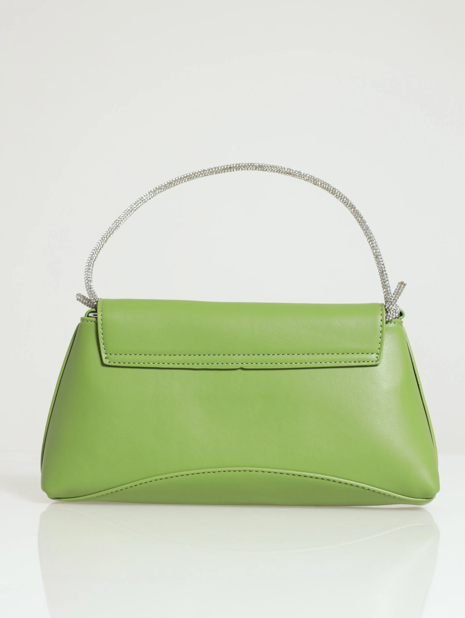 Knotted Handle Detail Shoulder Bag - Image 3