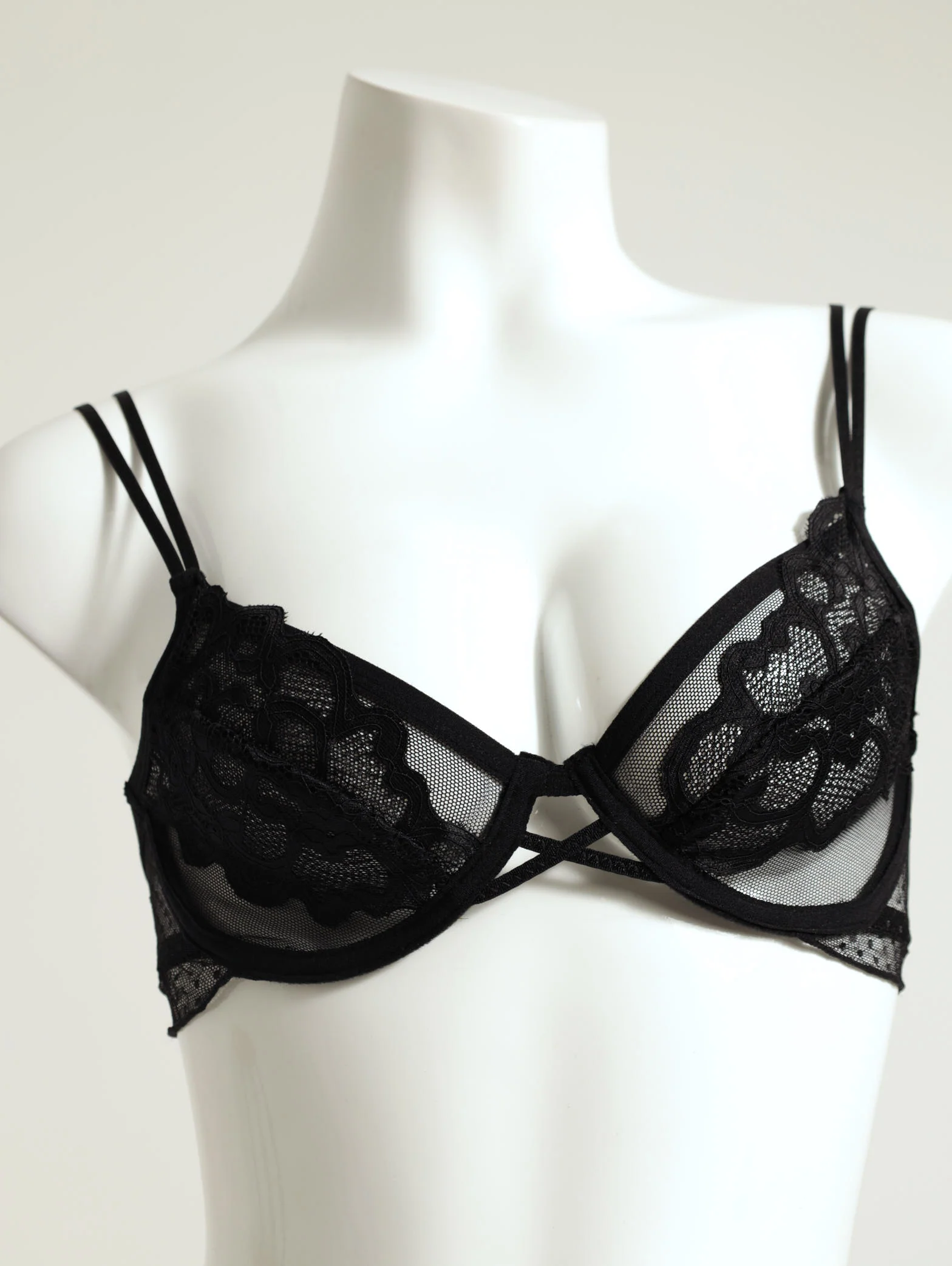 Lace/Dobby Soft Cup Bra