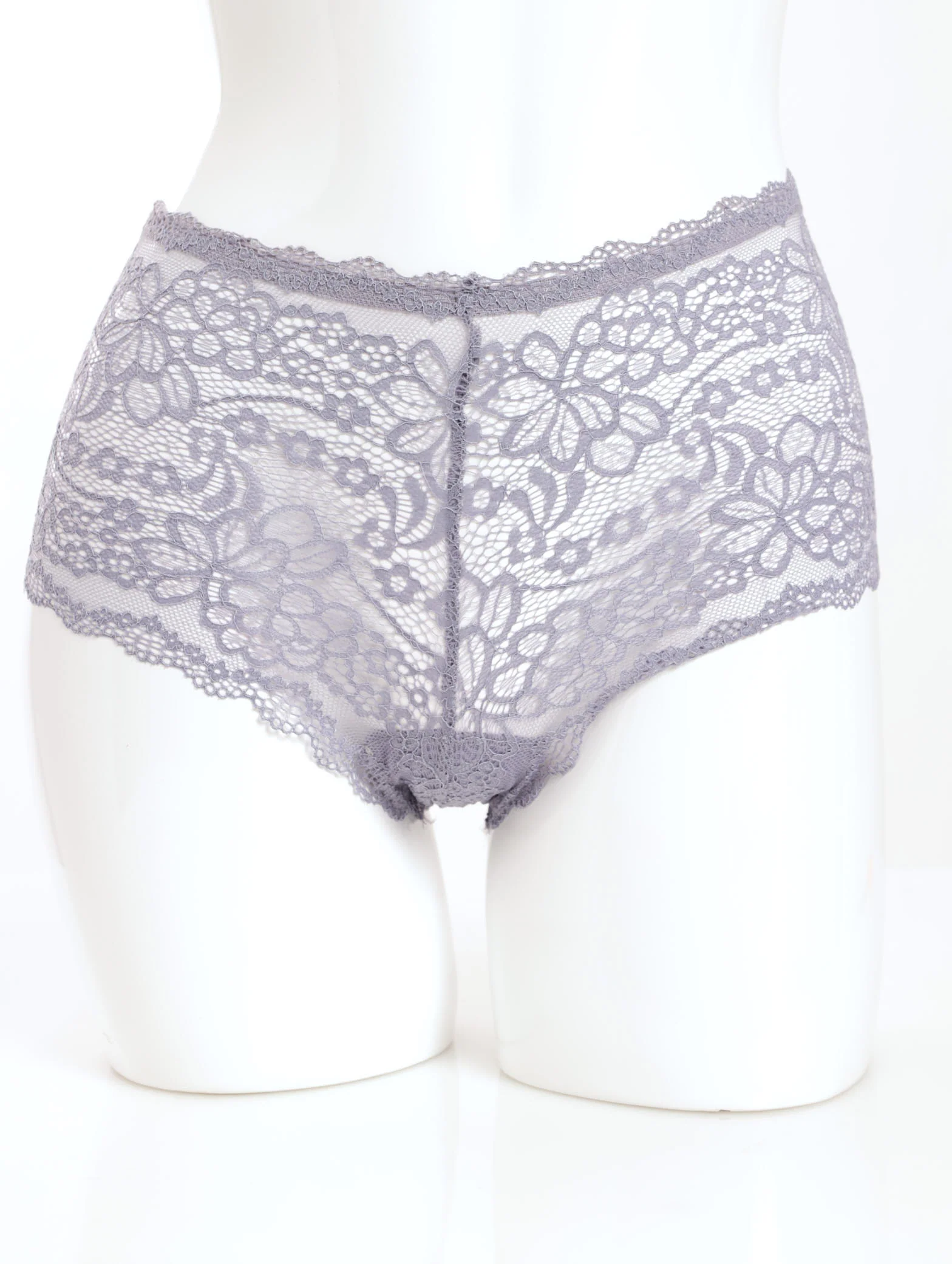 3 Pack Lace Boyleg Panty - Blue/Beetroot/Green - Image 4