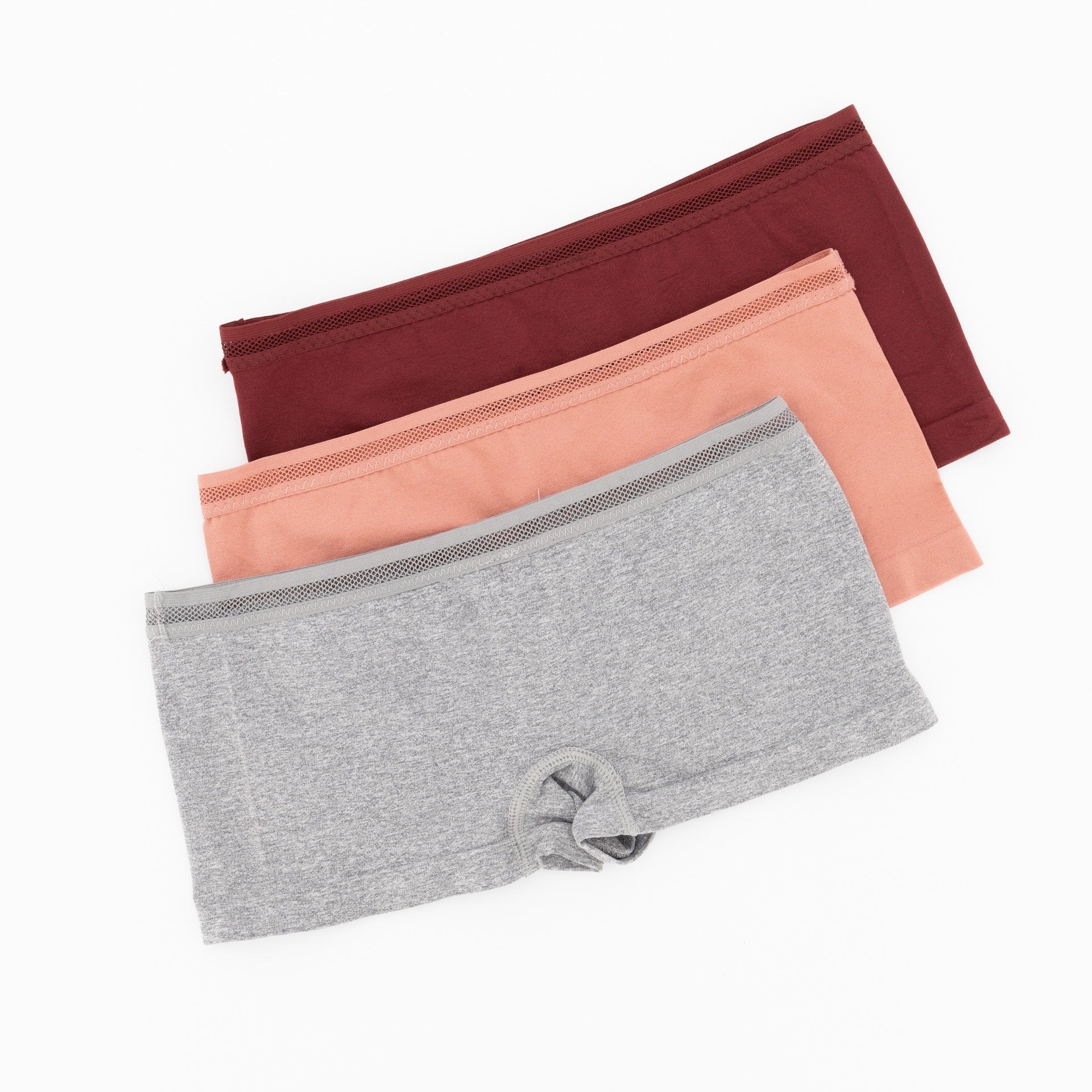 3 Pack Seamless Boyleg Panty - Multi