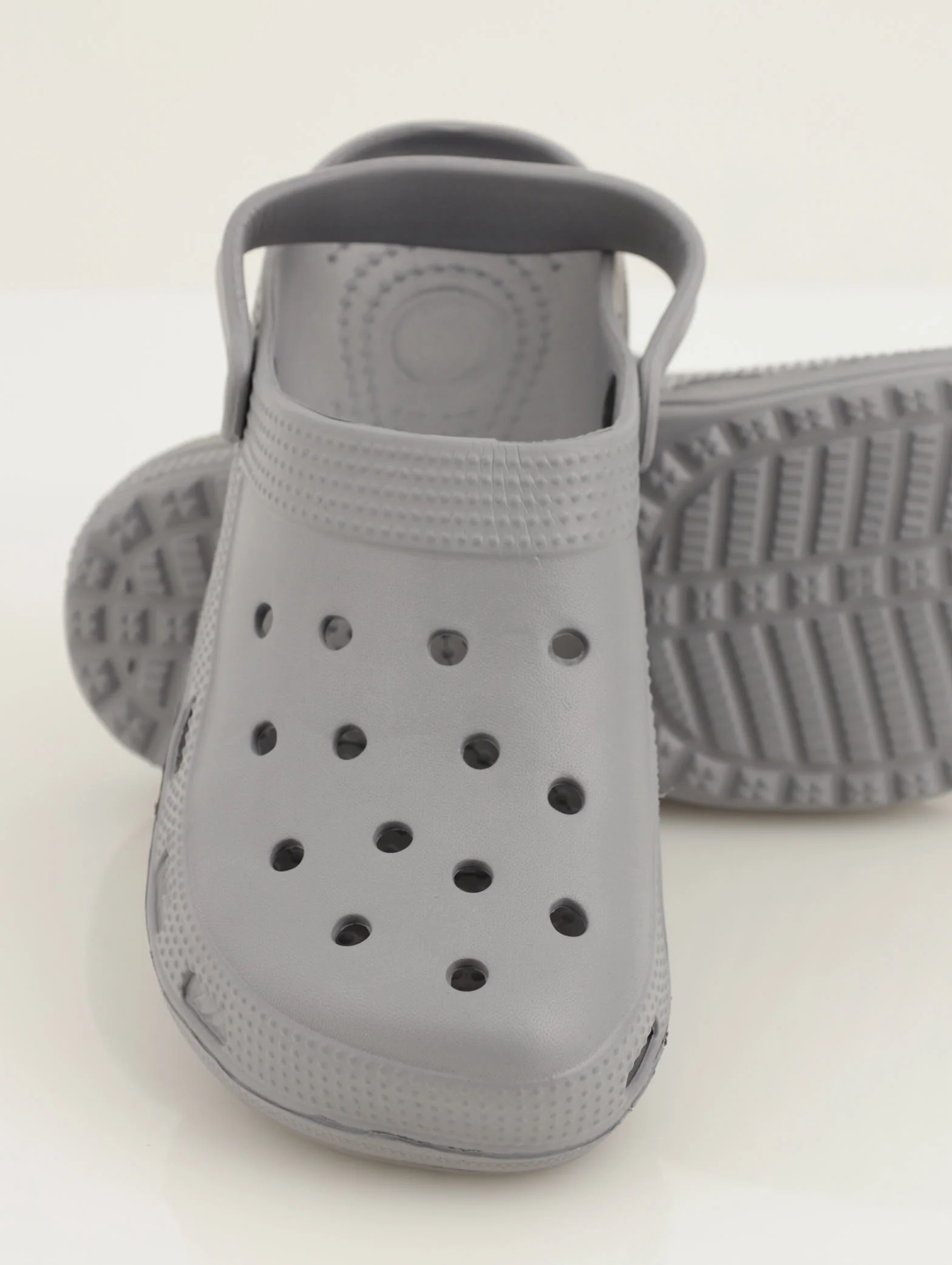 Basic Moulded Shoe With Slingback - Grey Dawn