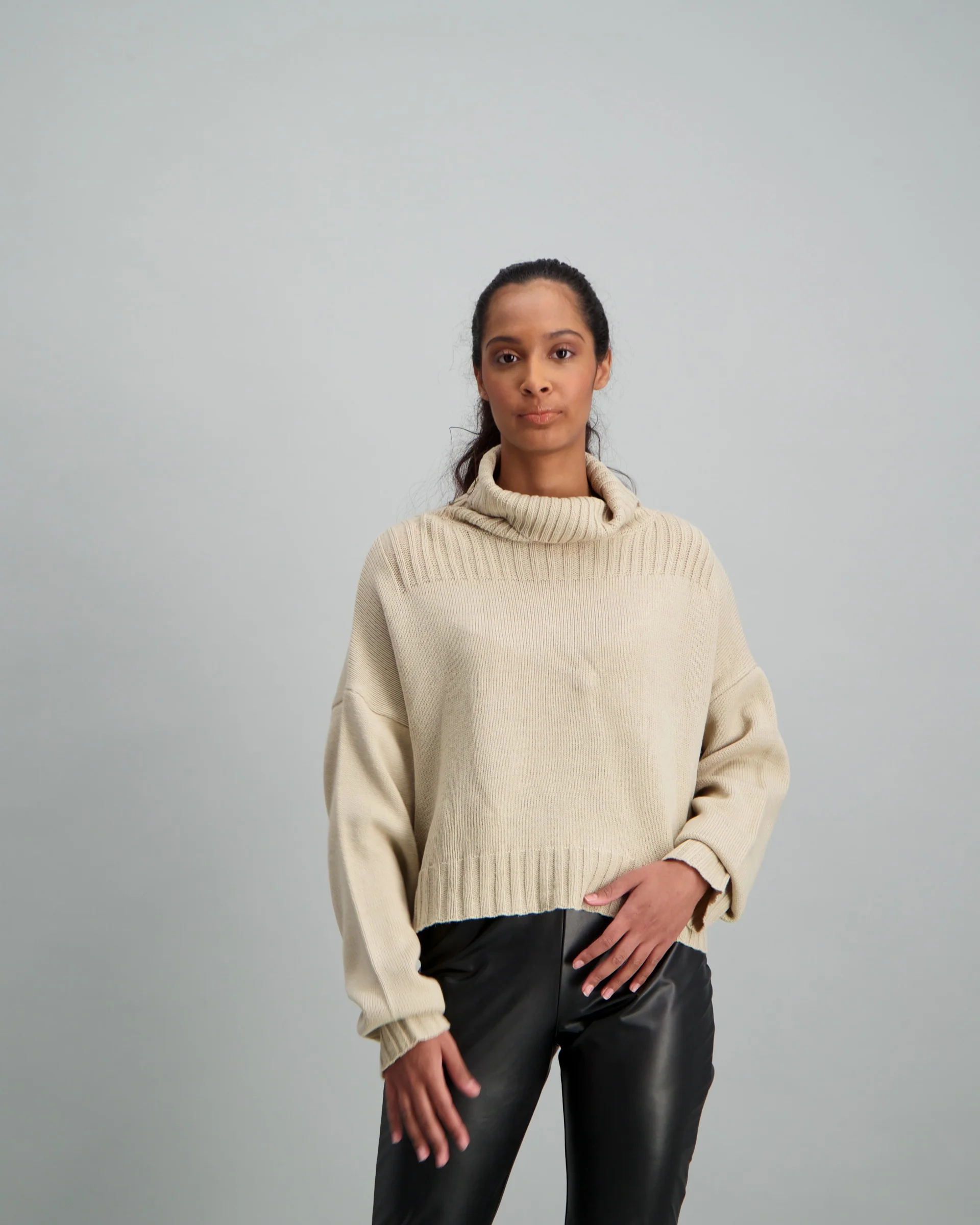 Chunky Polo-neck Set