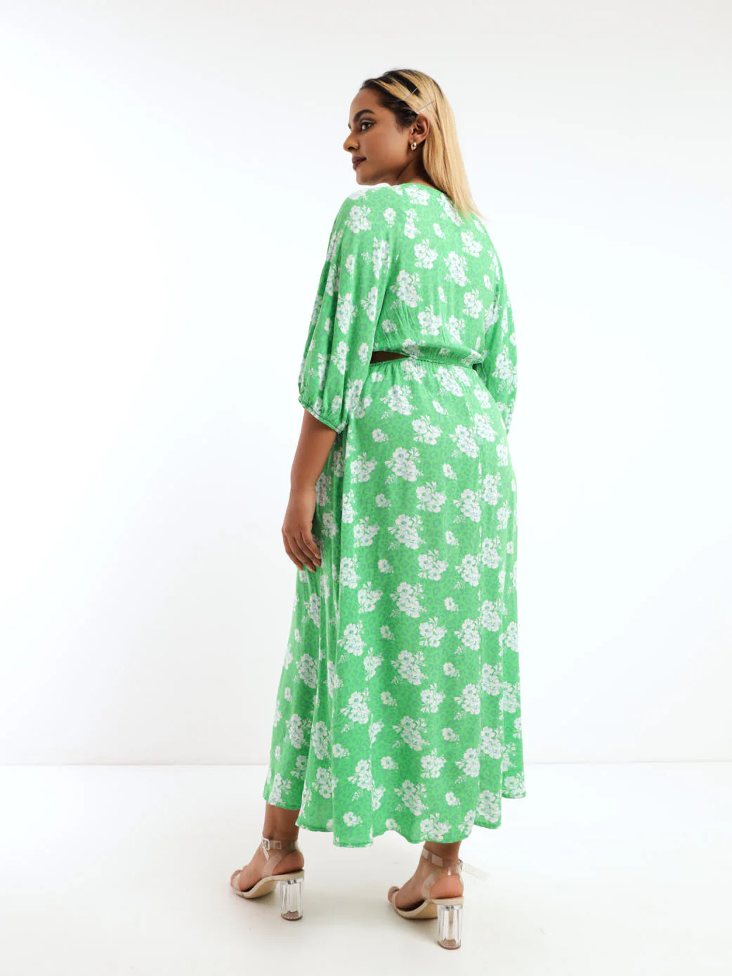 Cut Out Ring Midi Dress - Image 3