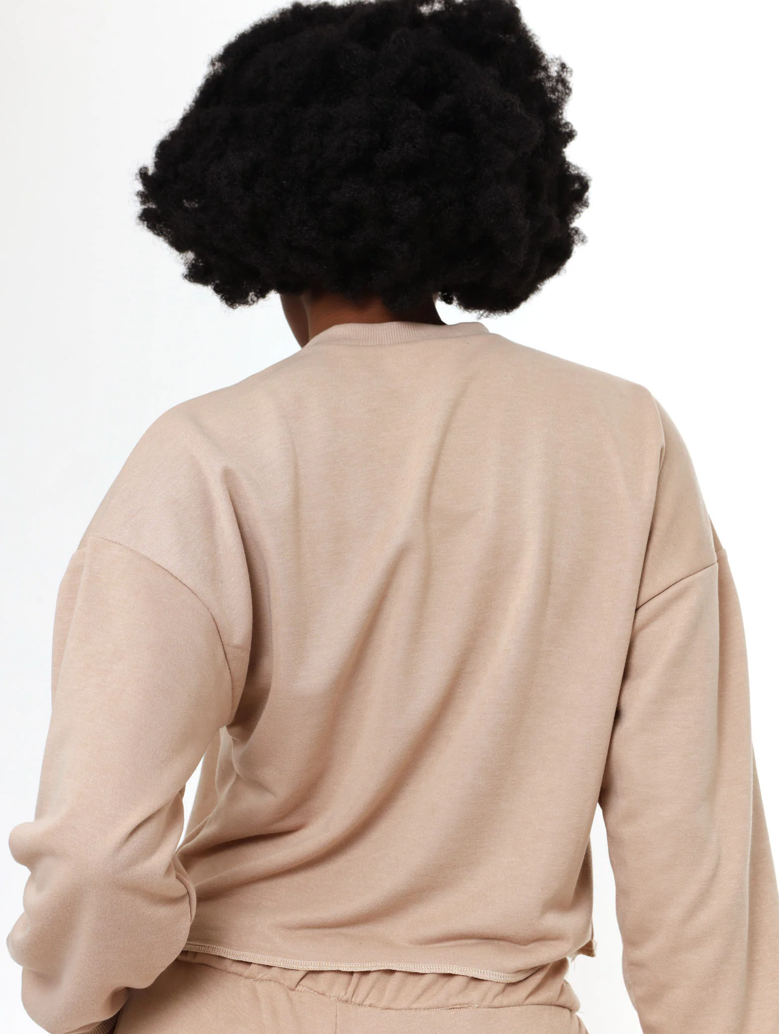 Daisy Crew Pullover - Stone - Image 3