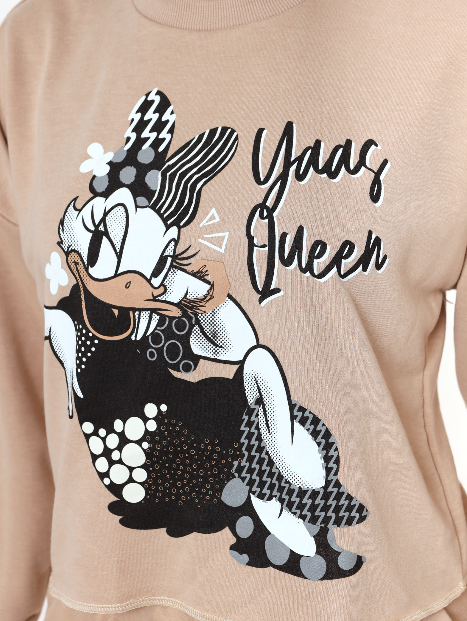 Daisy Crew Pullover - Stone - Image 4