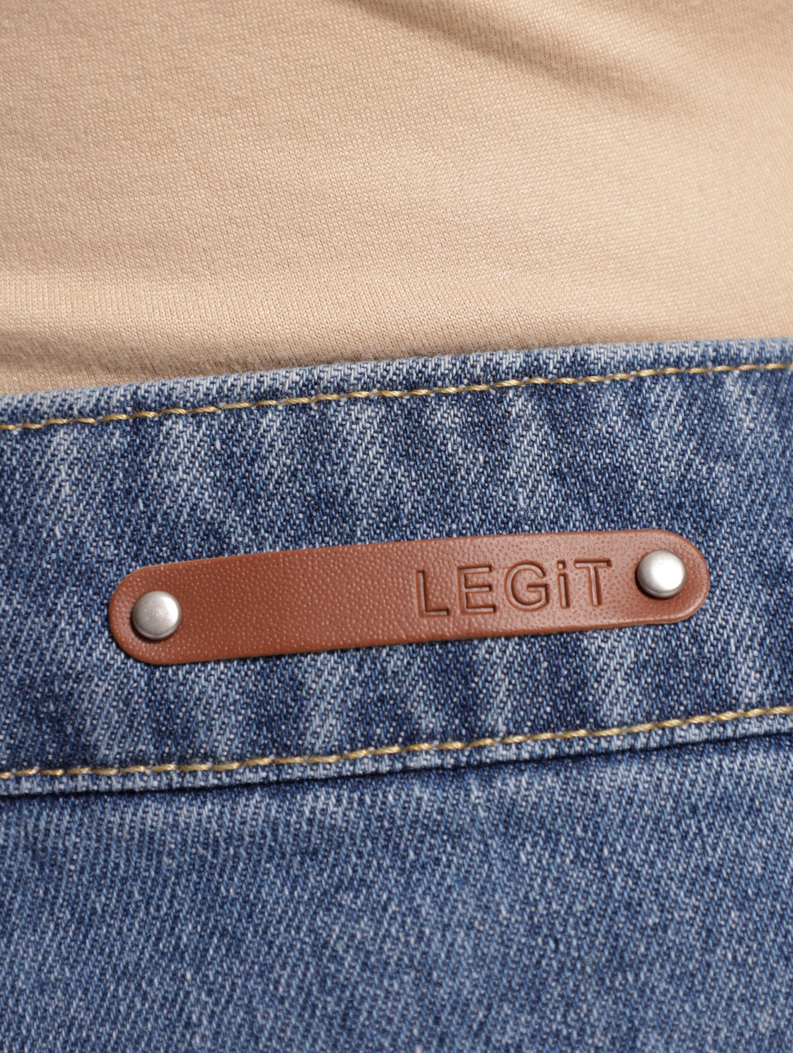 Dark Wask Ink Heavily Abraised Mom Denim Jean - Image 7