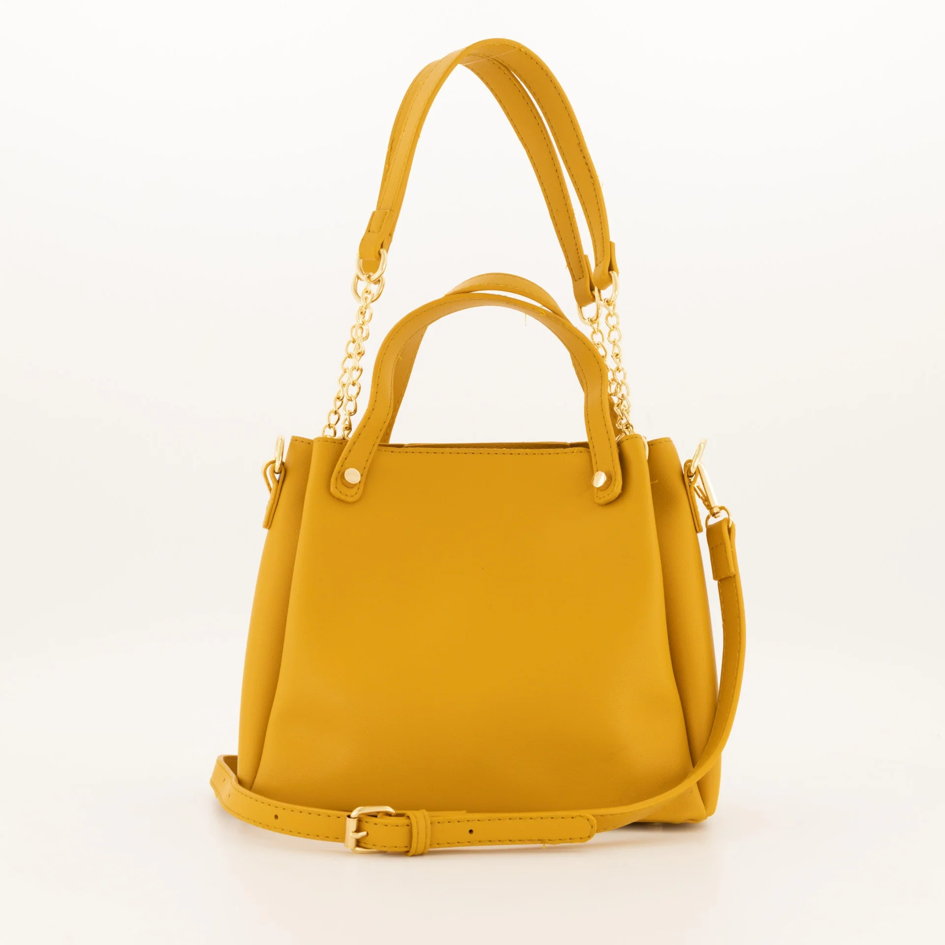 Double Handle Tote - Mustard - Image 3