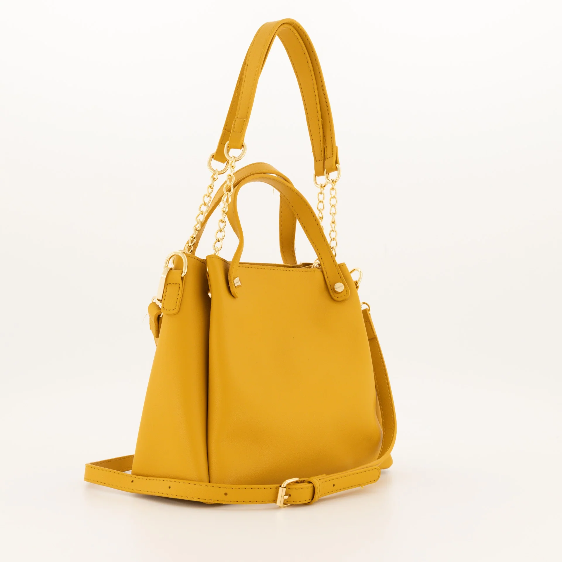 Double Handle Tote - Mustard - Image 5