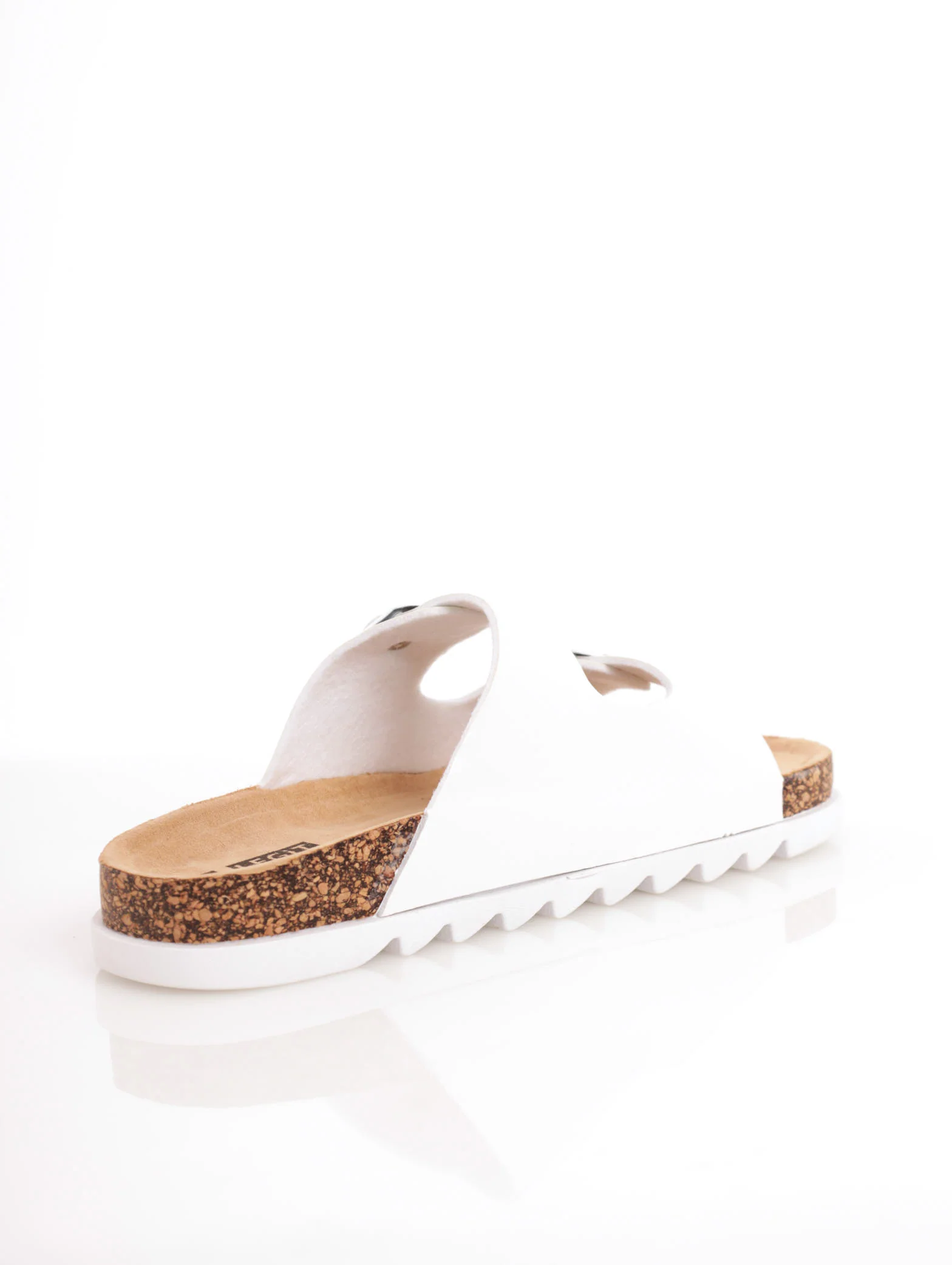 Double Strap Mule Sandal - White - Image 3