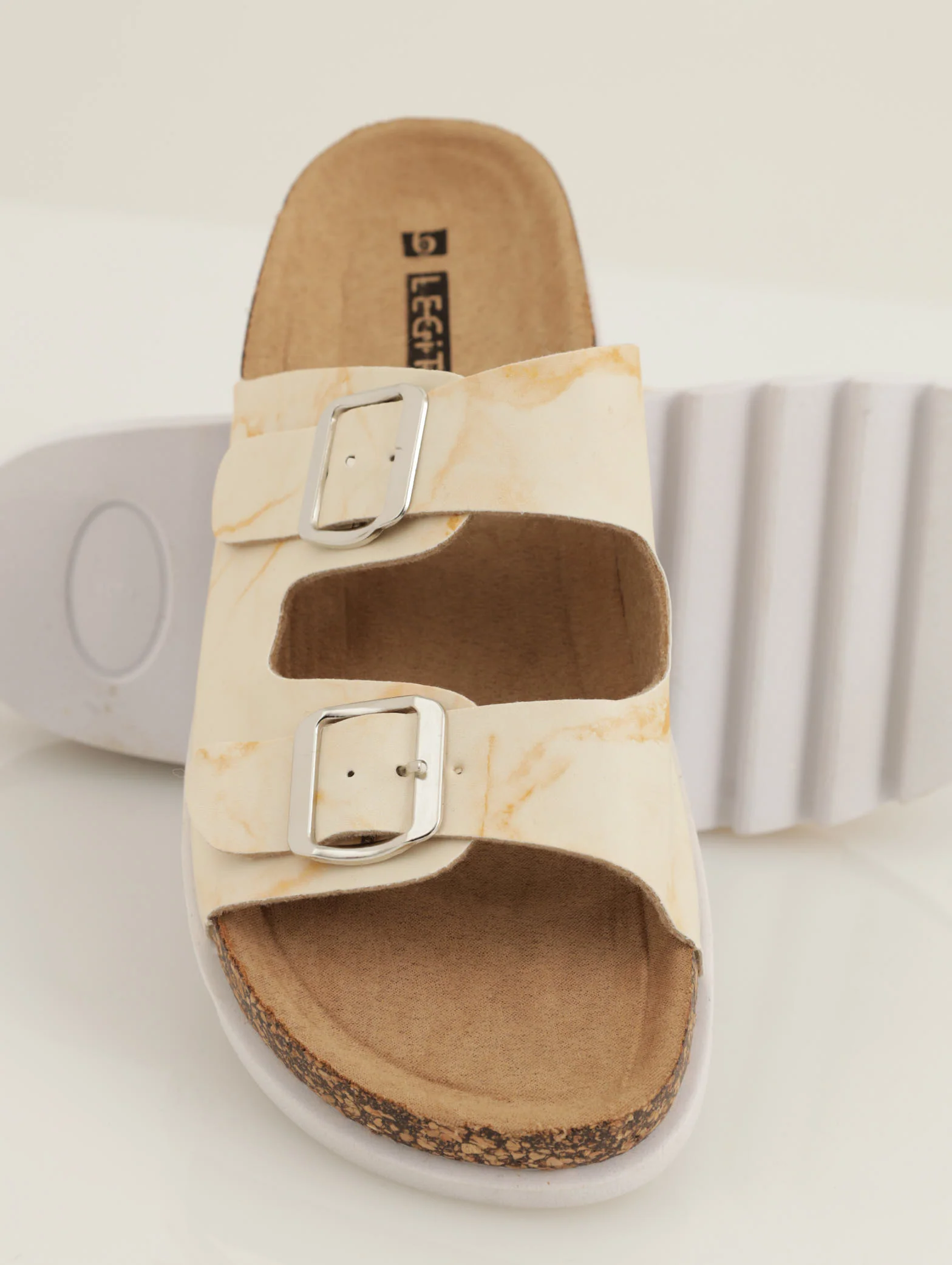 Double Strap Sandal - Light Orange