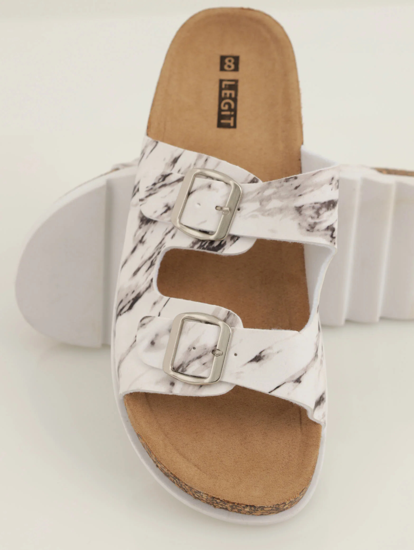 Double Strap Sandal - Grey Dawn
