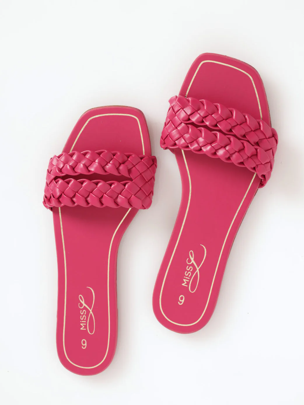 Double Weave Strap Sandal - Pink