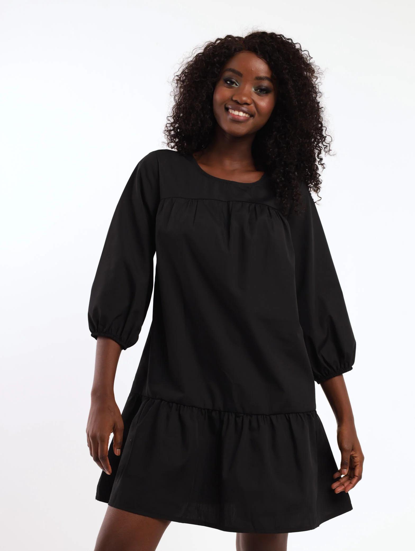 Dropwaist Dress - Black