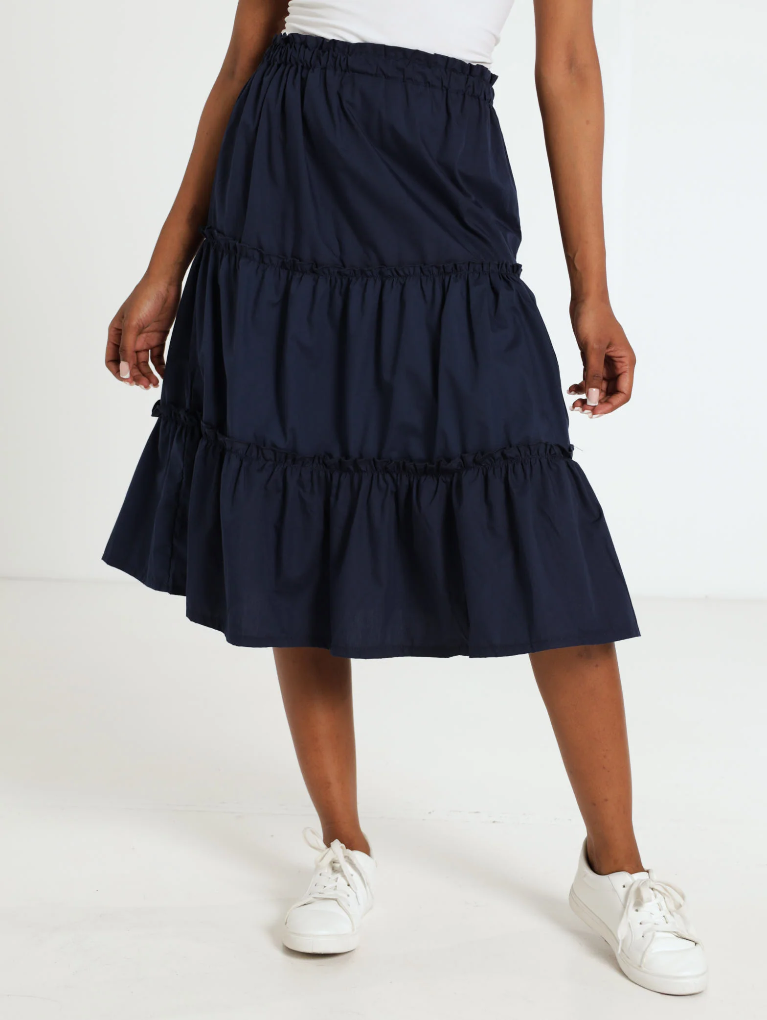 Dropwaist Dress - Navy