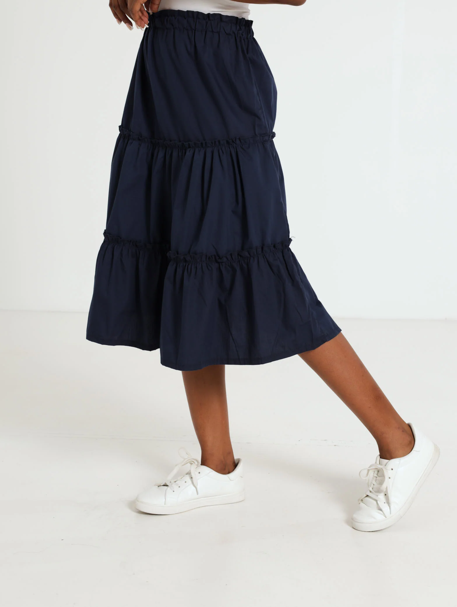 Dropwaist Dress - Navy - Image 2