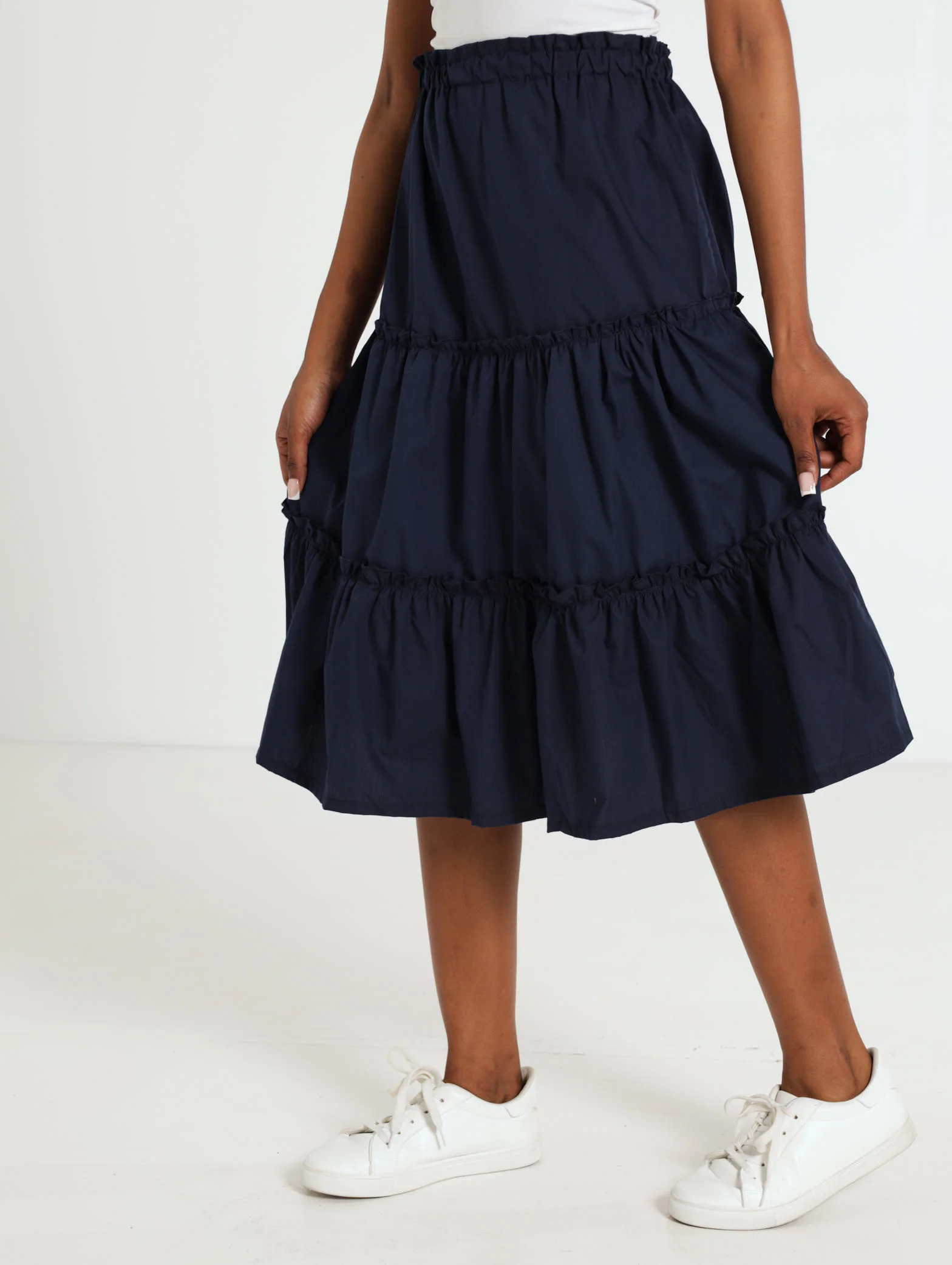 Dropwaist Dress - Navy - Image 3