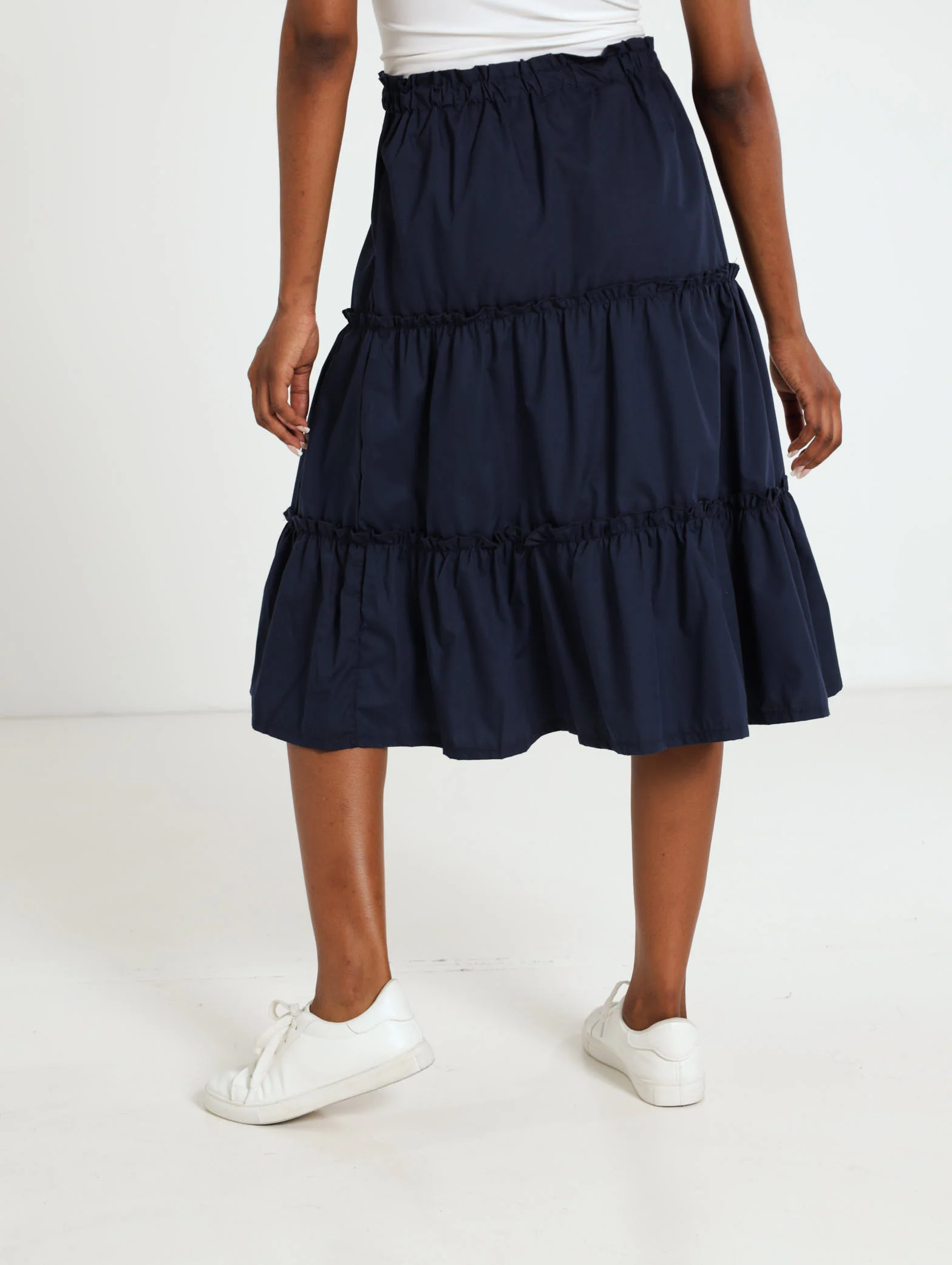 Dropwaist Dress - Navy - Image 4