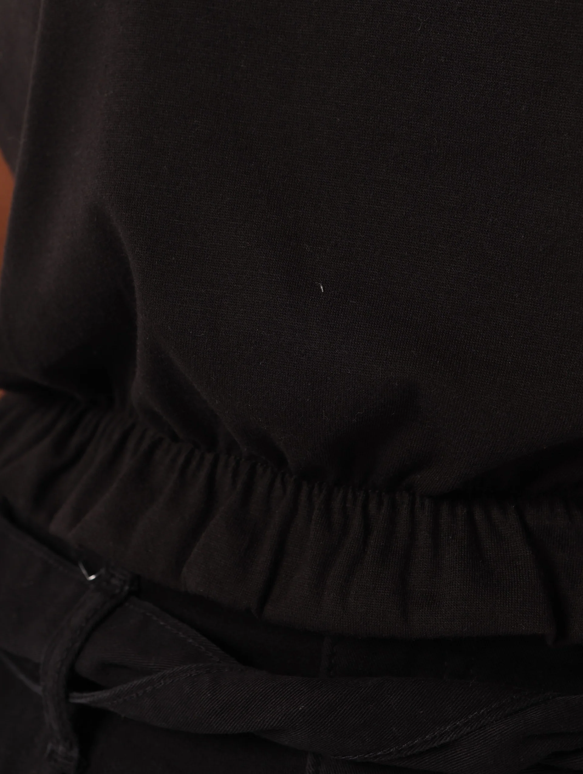 Elasticated Feel Good Top - Black - Image 5