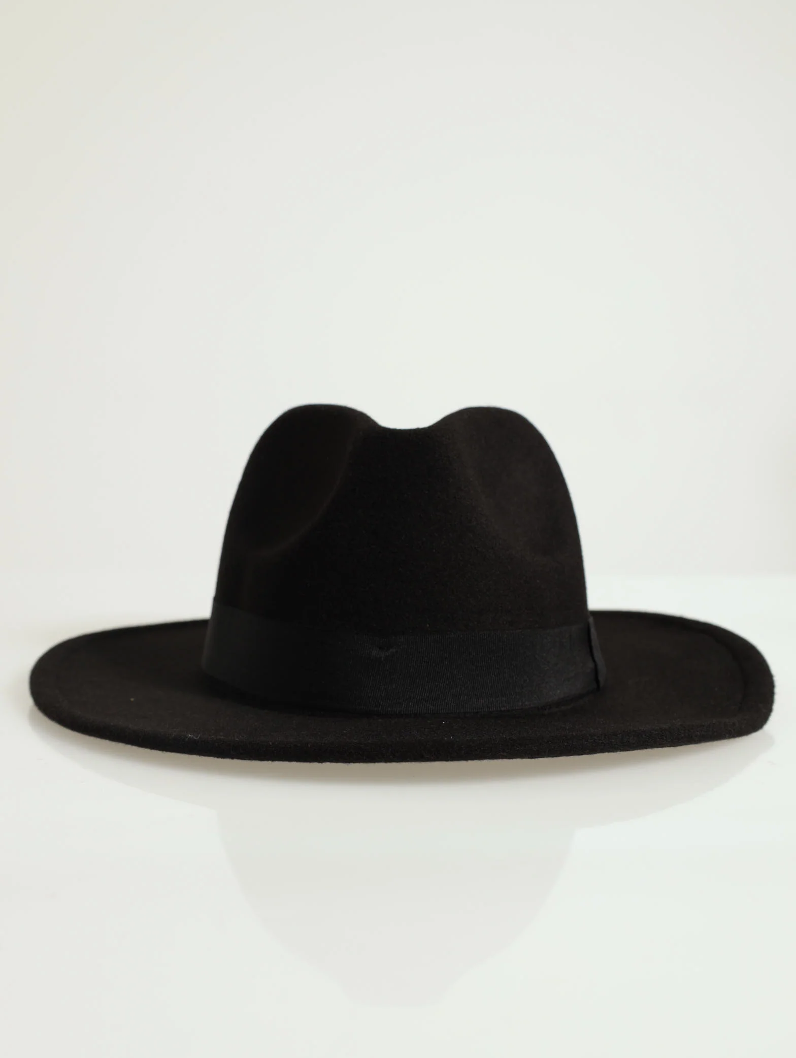 Felt Fedora Hat - Black