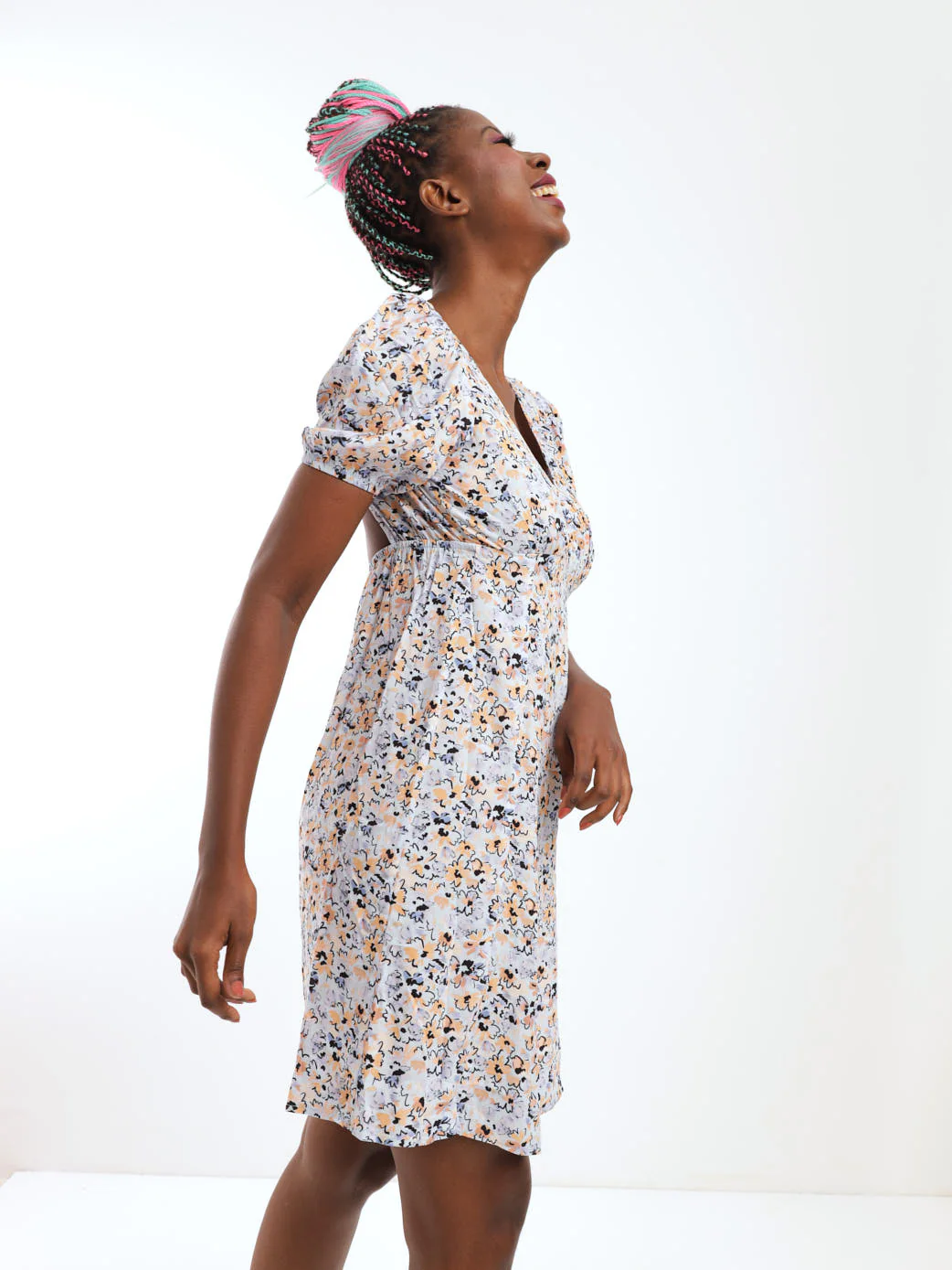 Floral Tea Dress - Image 3