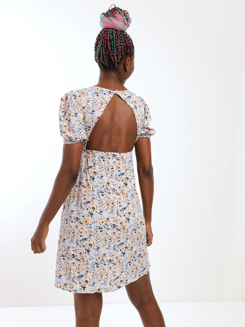Floral Tea Dress - Image 4