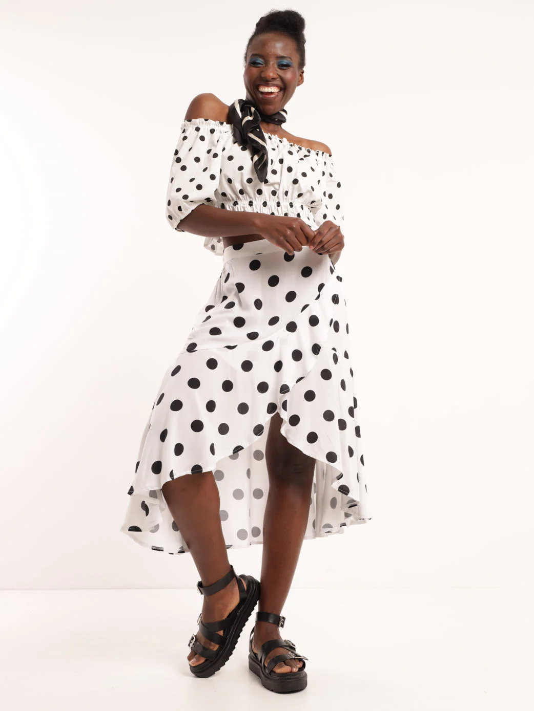 Frill Midi Skirt - Image 2