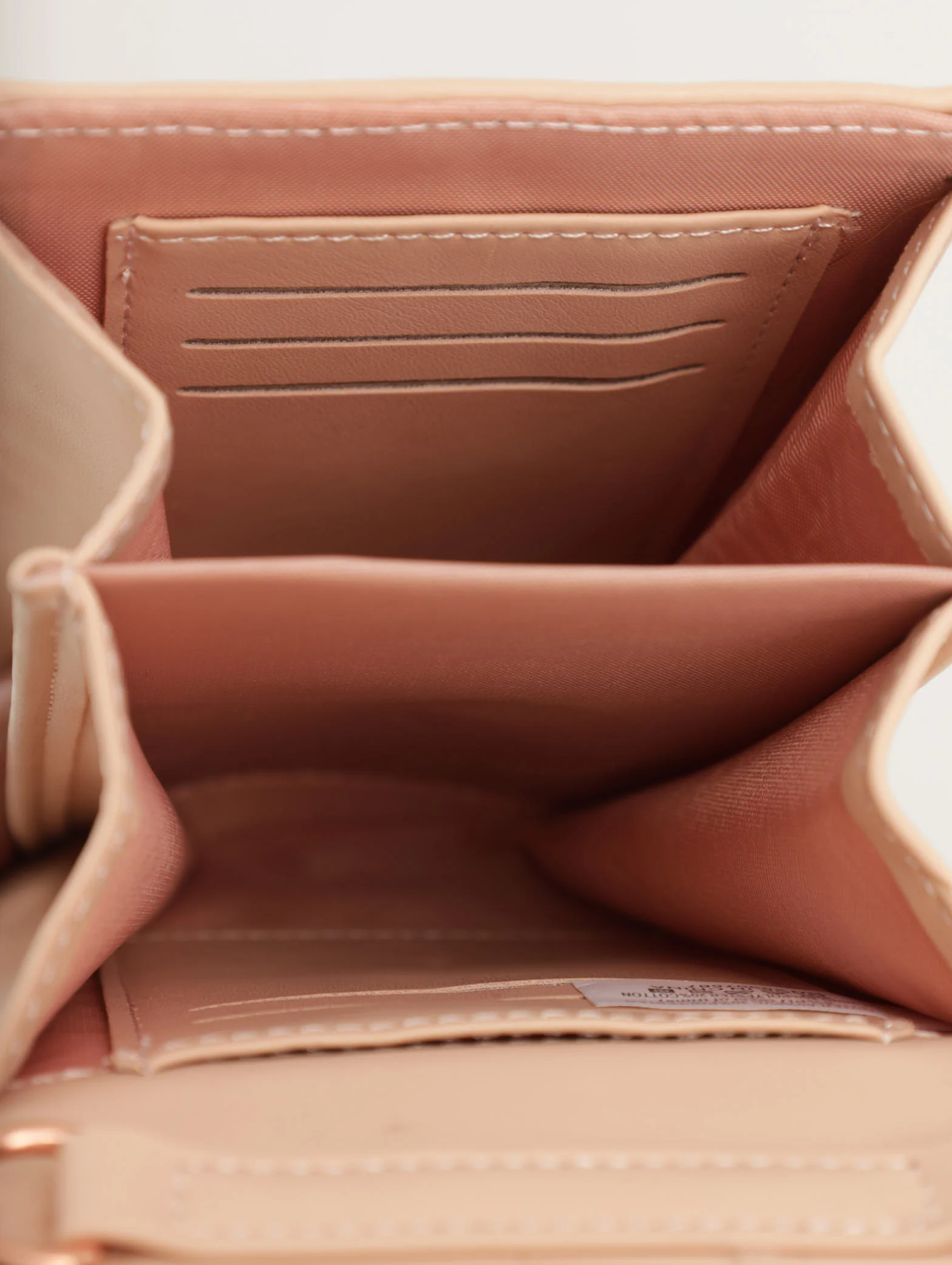 Front Clasp Cellphone Bag - Nude - Image 4
