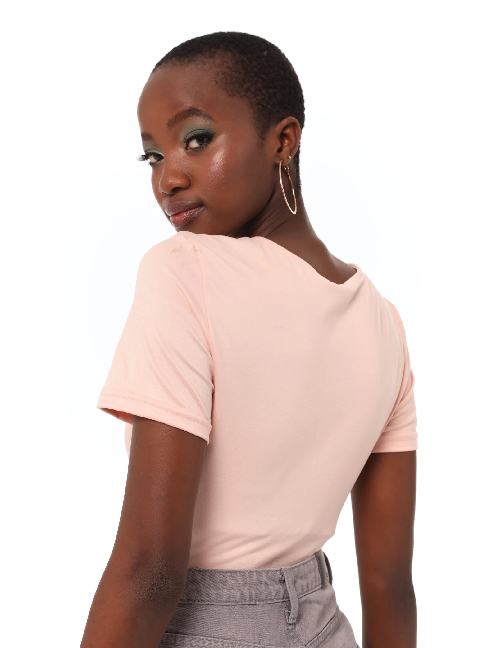 Front Twist Top - Blush - Image 3