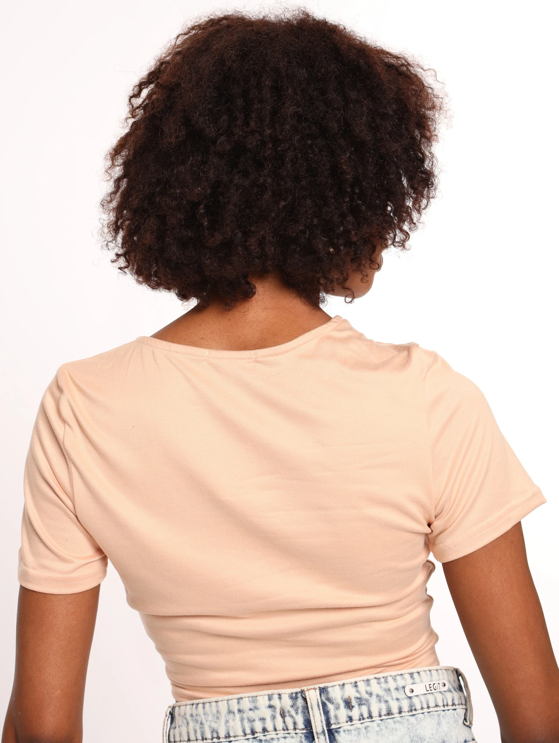 Front Twist Top - Stone - Image 4
