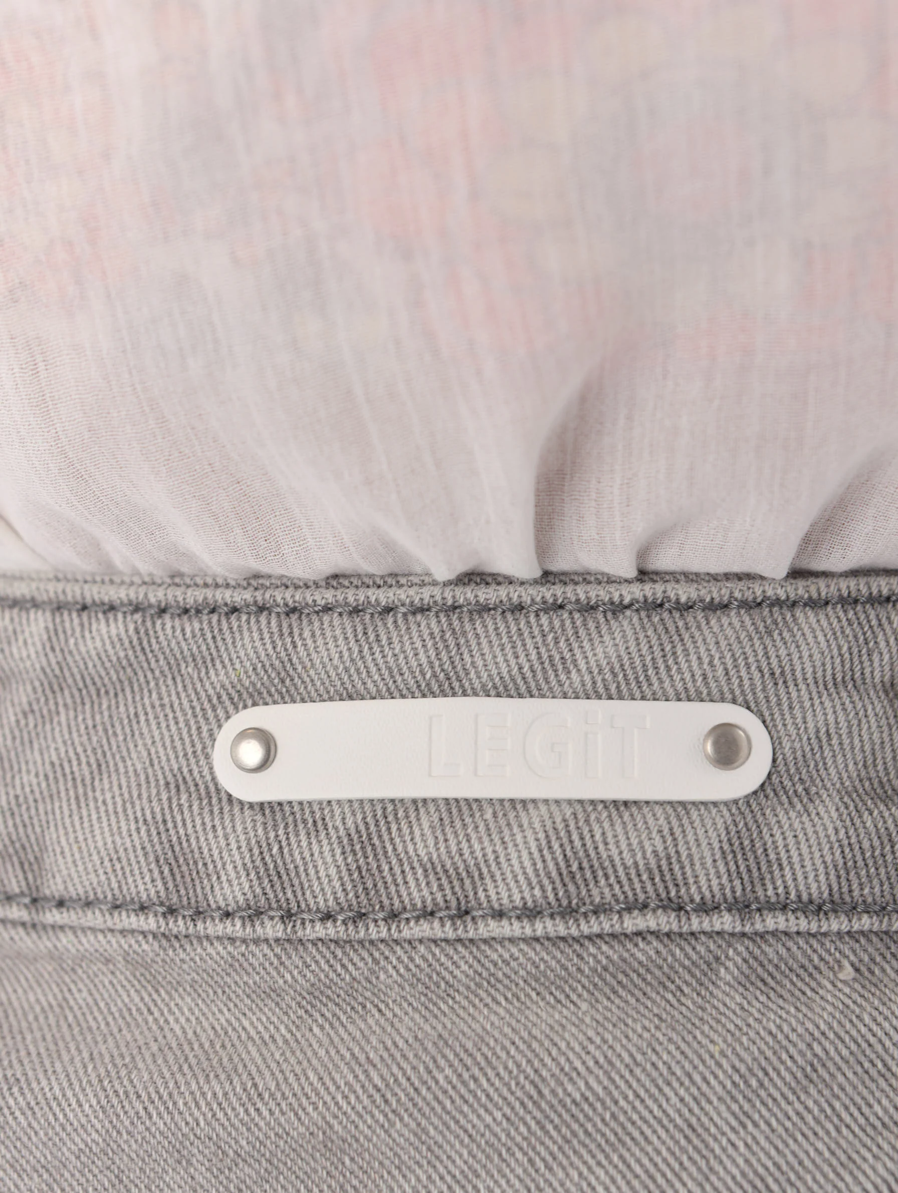 Grey Classic Mom Jean - Image 5