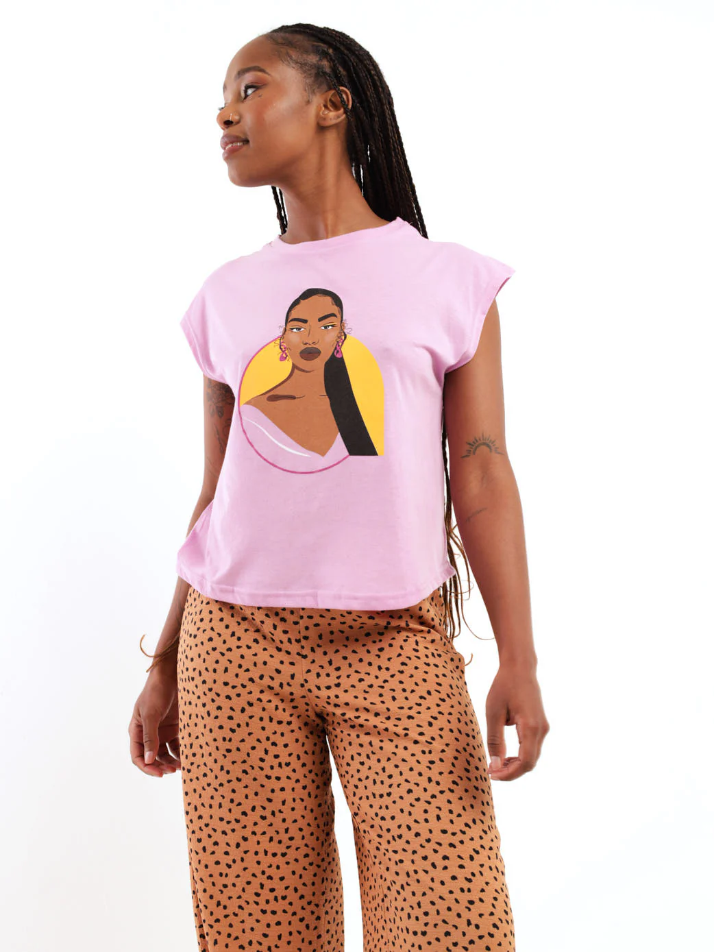 Icon Facebeat Tee - Lilac