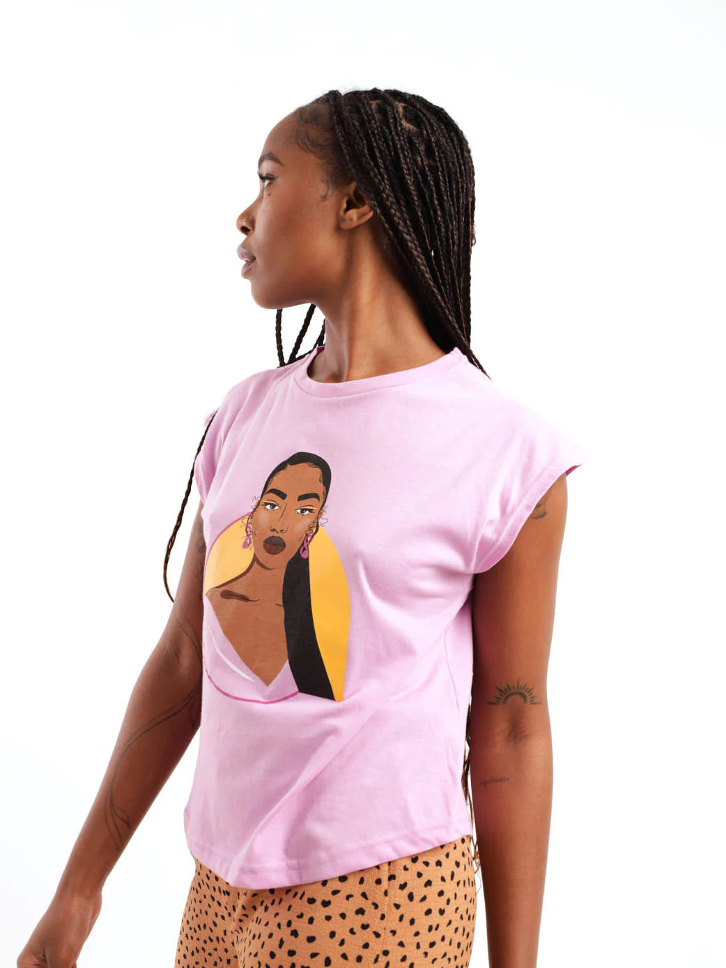 Icon Facebeat Tee - Lilac - Image 3