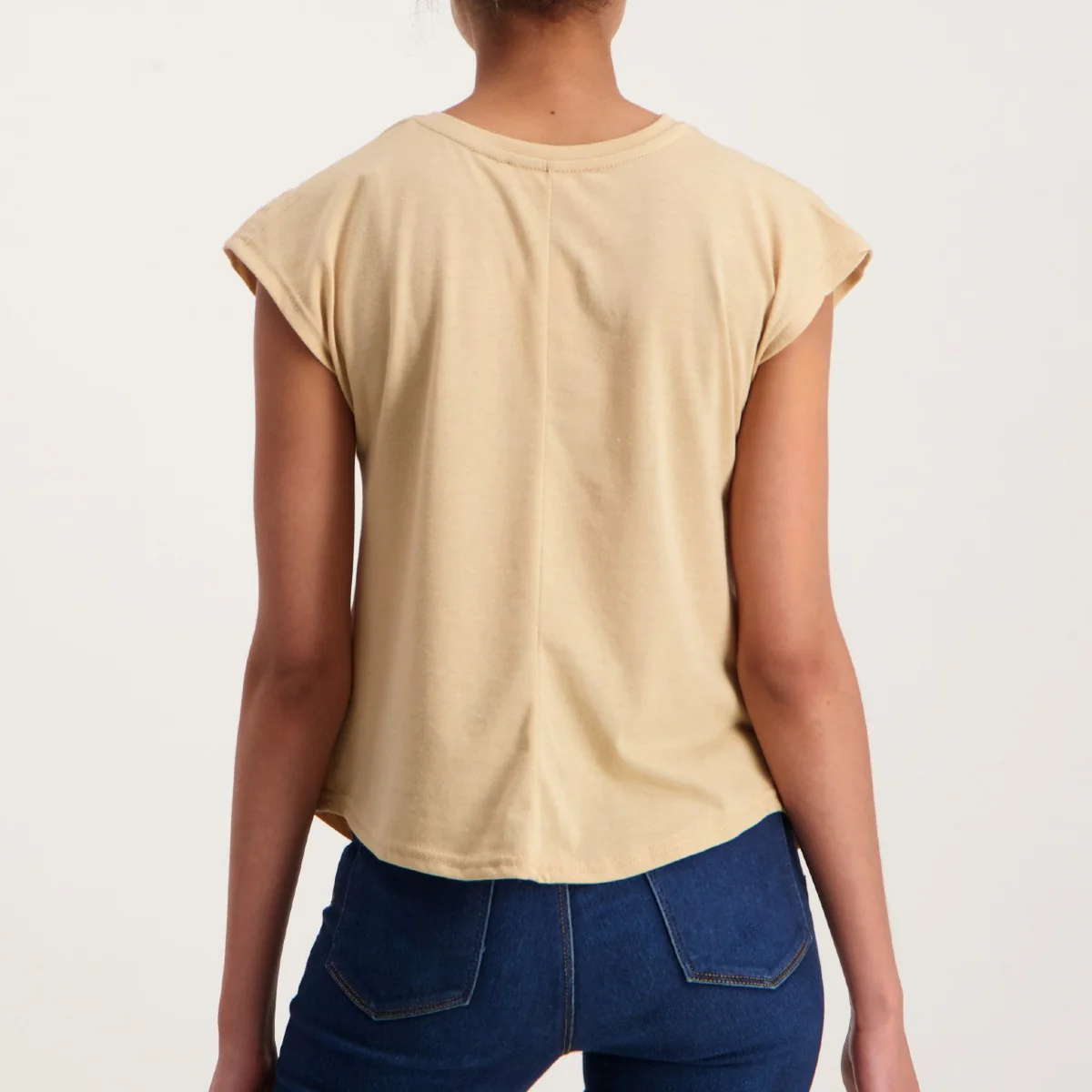 Icon Lady Face Tee - Stone - Image 4