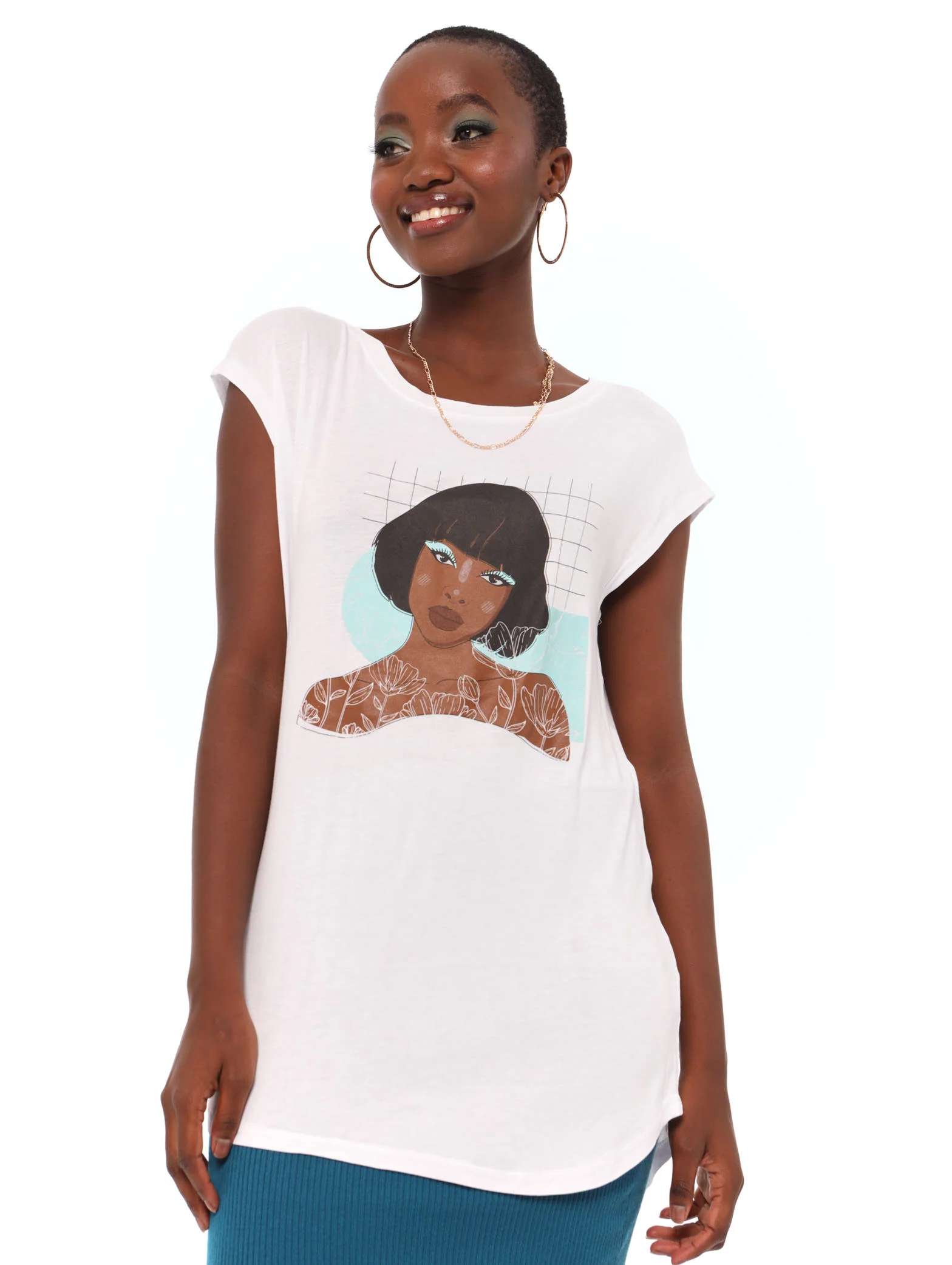 Icon Lady Top - White