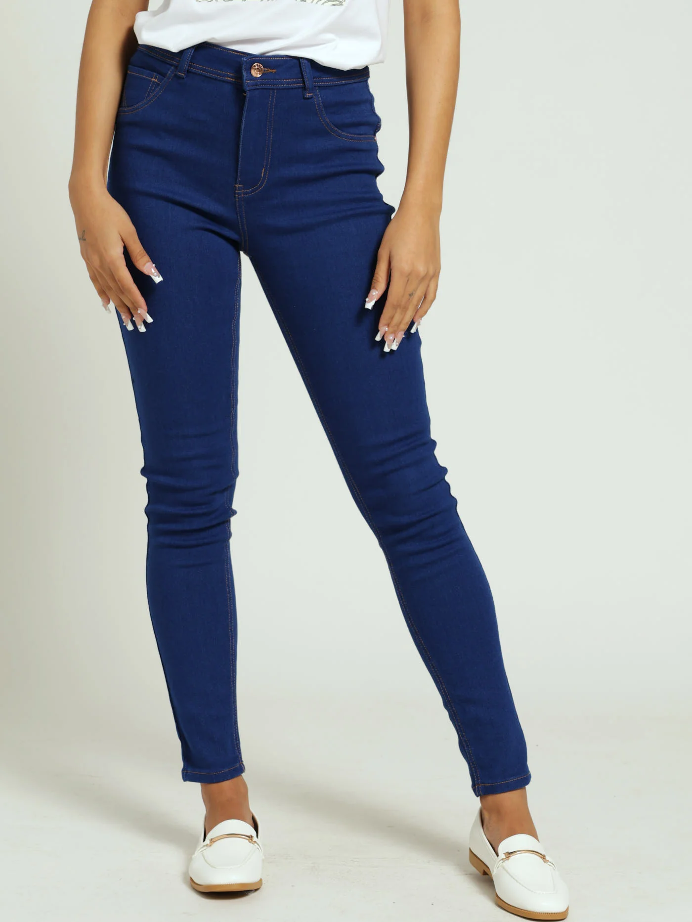 Regular Rise Push-Up Denim Jean - Ink